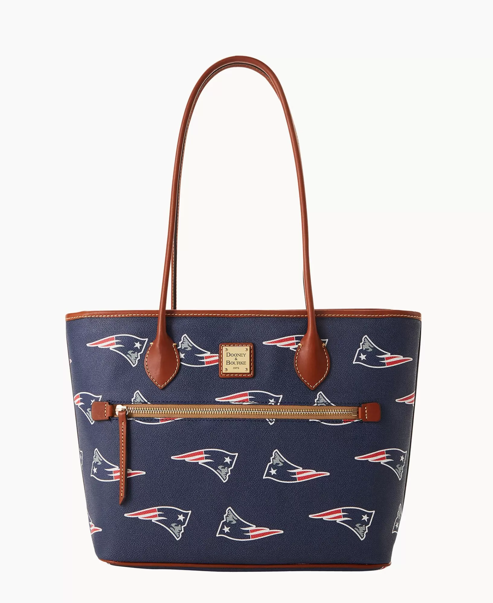 Shoulder Bags | Totes>Dooney & Bourke NFL Patriots Tote Navy