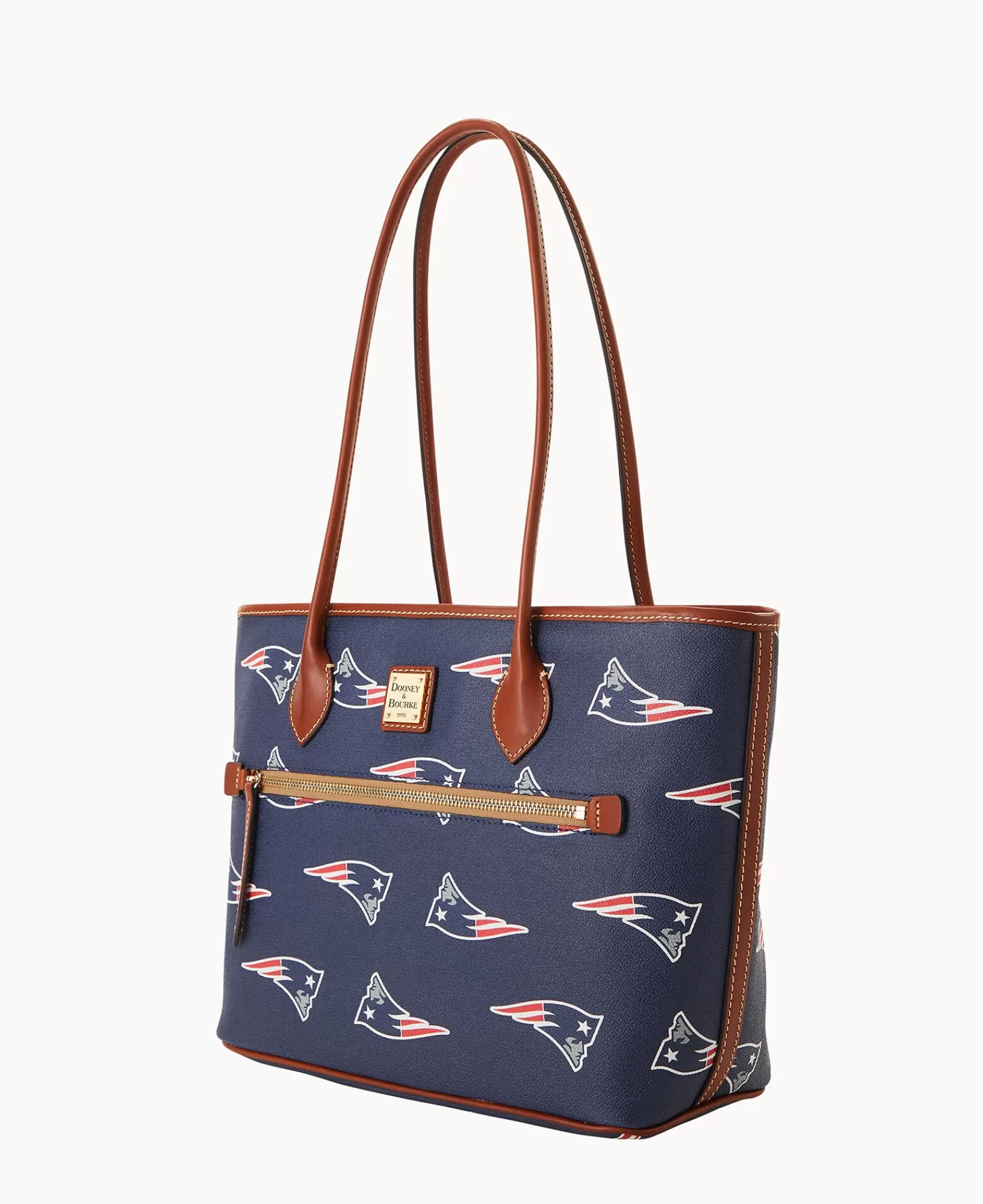 Shoulder Bags | Totes>Dooney & Bourke NFL Patriots Tote Navy