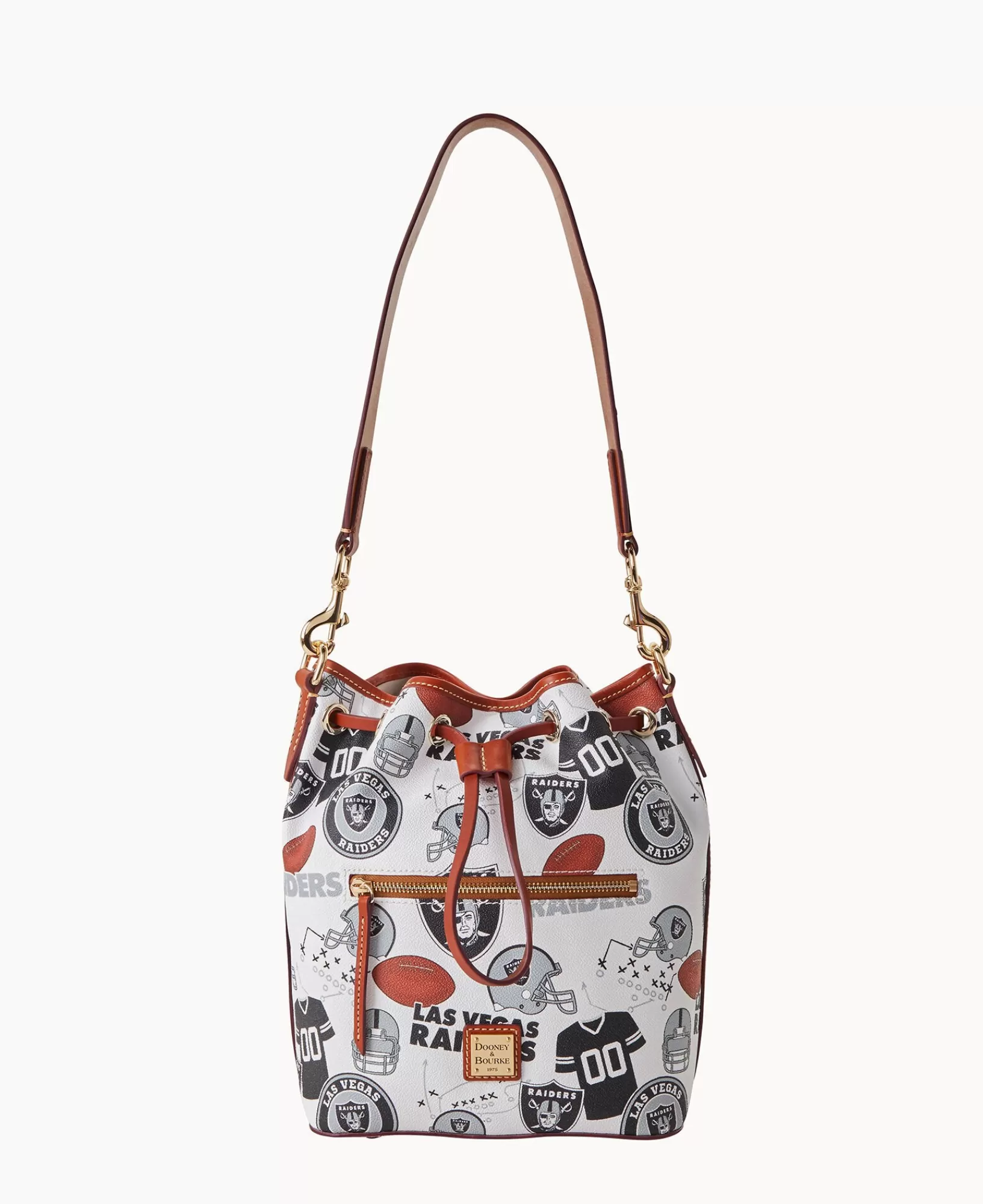 Shoulder Bags>Dooney & Bourke NFL Raiders Drawstring WhiteMulti