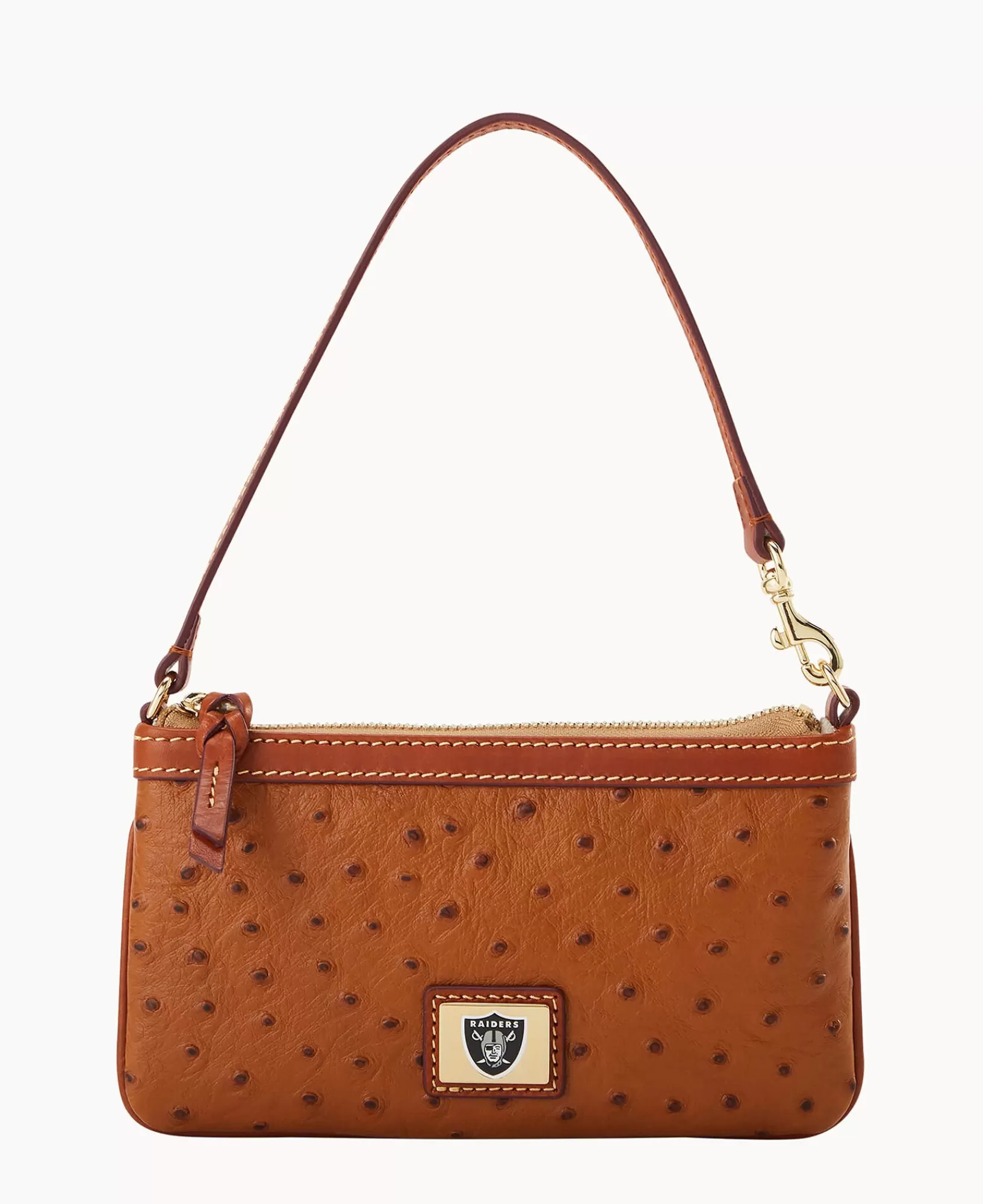 Wristlets | Wallets>Dooney & Bourke NFL Raiders Large Slim Wristlet Caramel