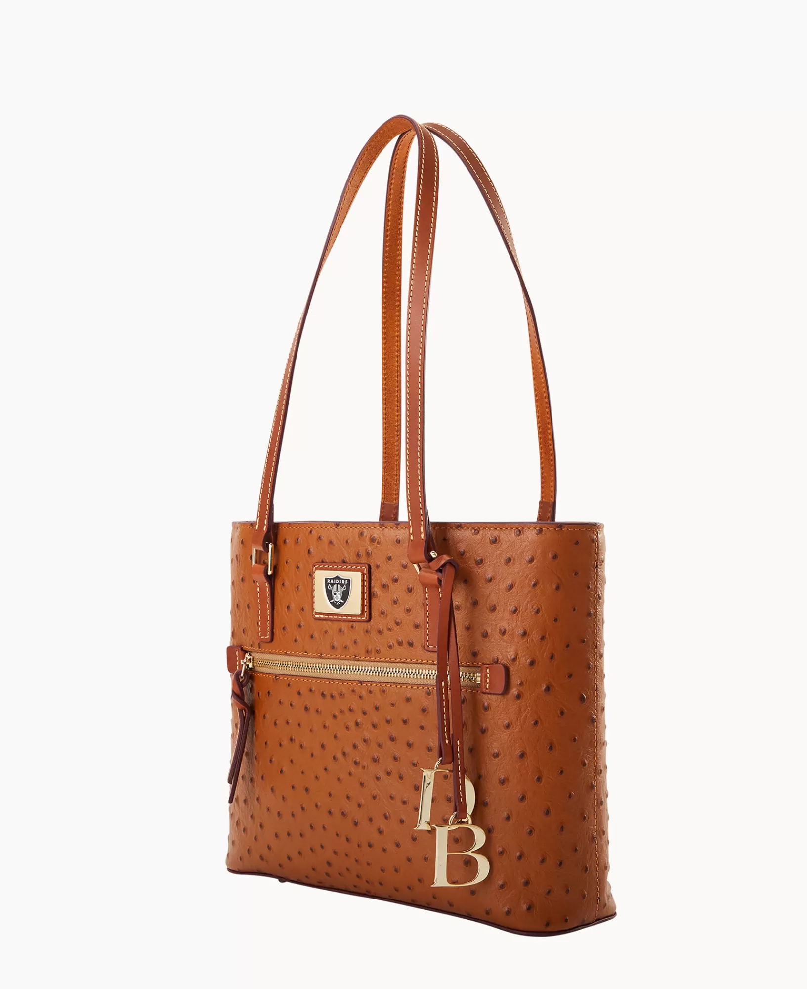 Shoulder Bags | Totes>Dooney & Bourke NFL Raiders Shopper Caramel