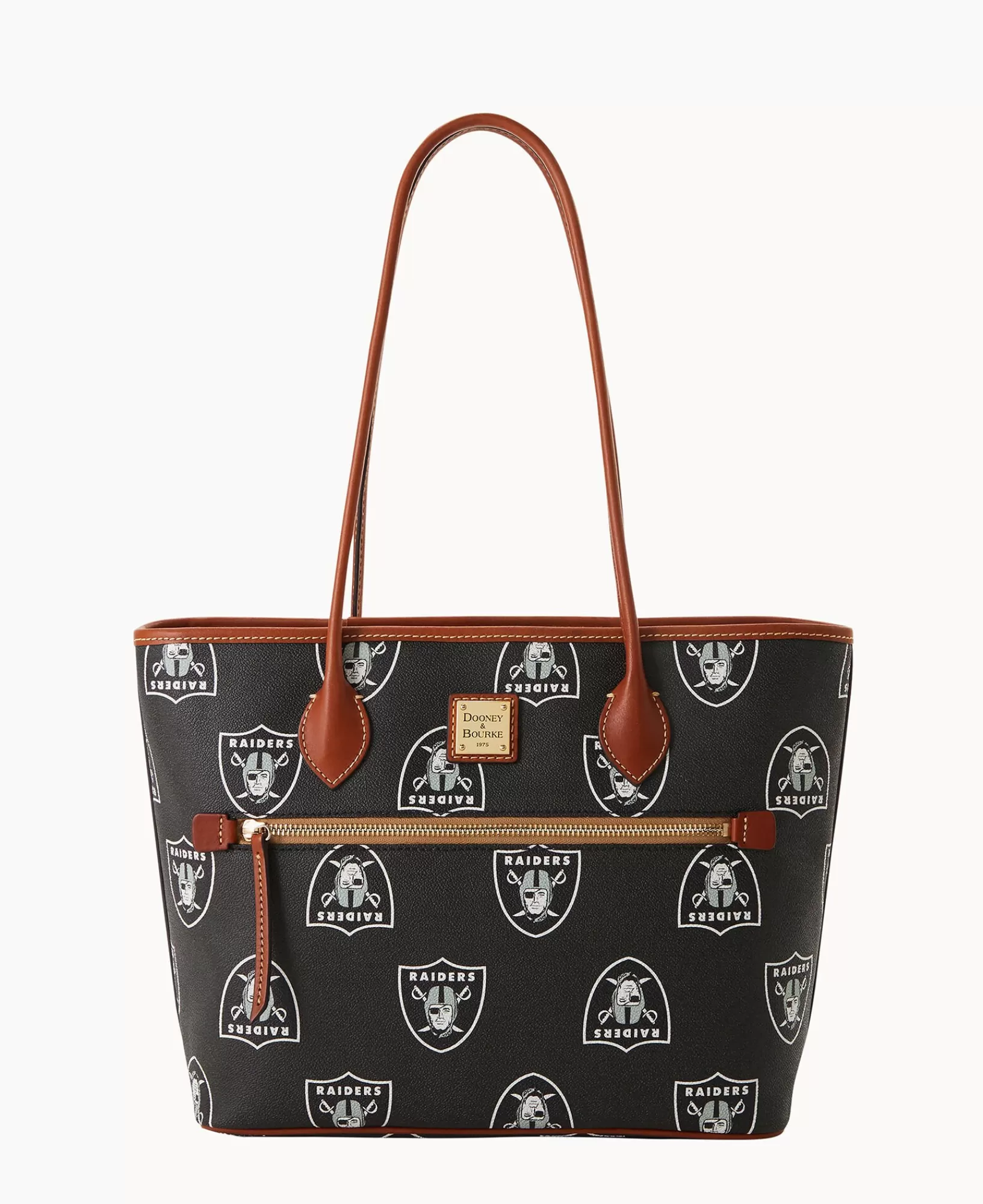 Shoulder Bags | Totes>Dooney & Bourke NFL Raiders Tote Black