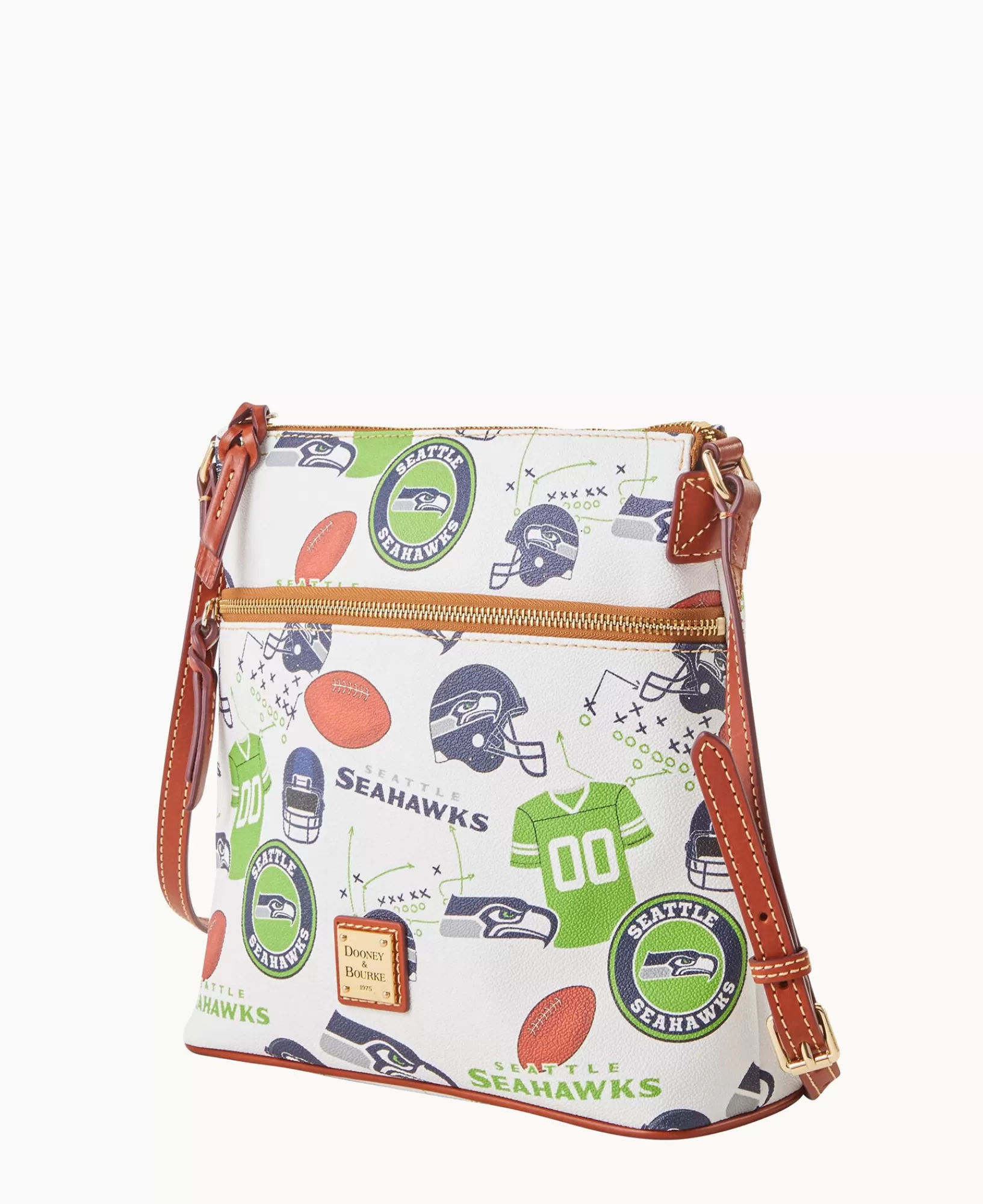 Shoulder Bags | Crossbodies>Dooney & Bourke NFL Seahawks Crossbody WhiteMulti