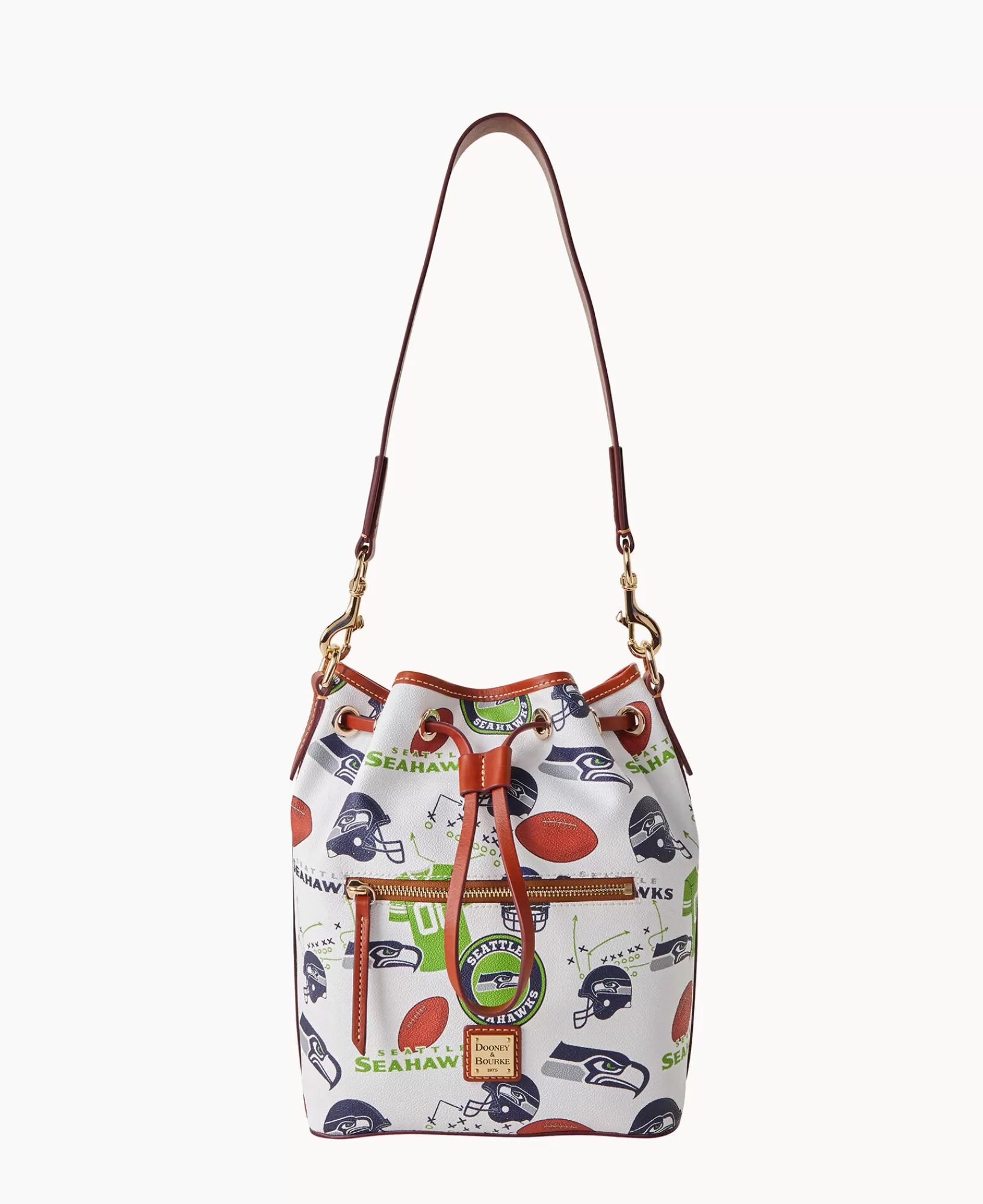 Shoulder Bags>Dooney & Bourke NFL Seahawks Drawstring WhiteMulti