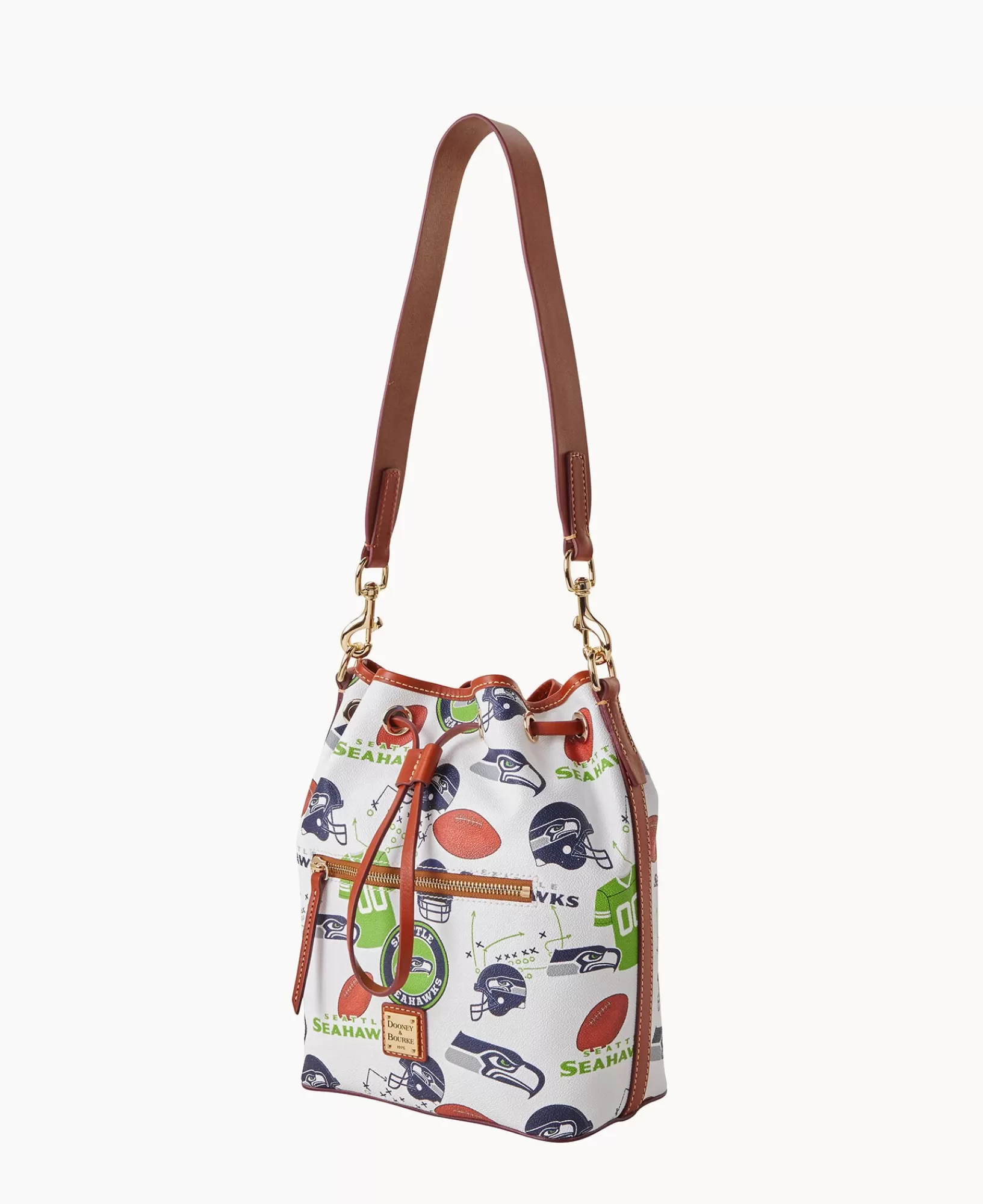 Shoulder Bags>Dooney & Bourke NFL Seahawks Drawstring WhiteMulti