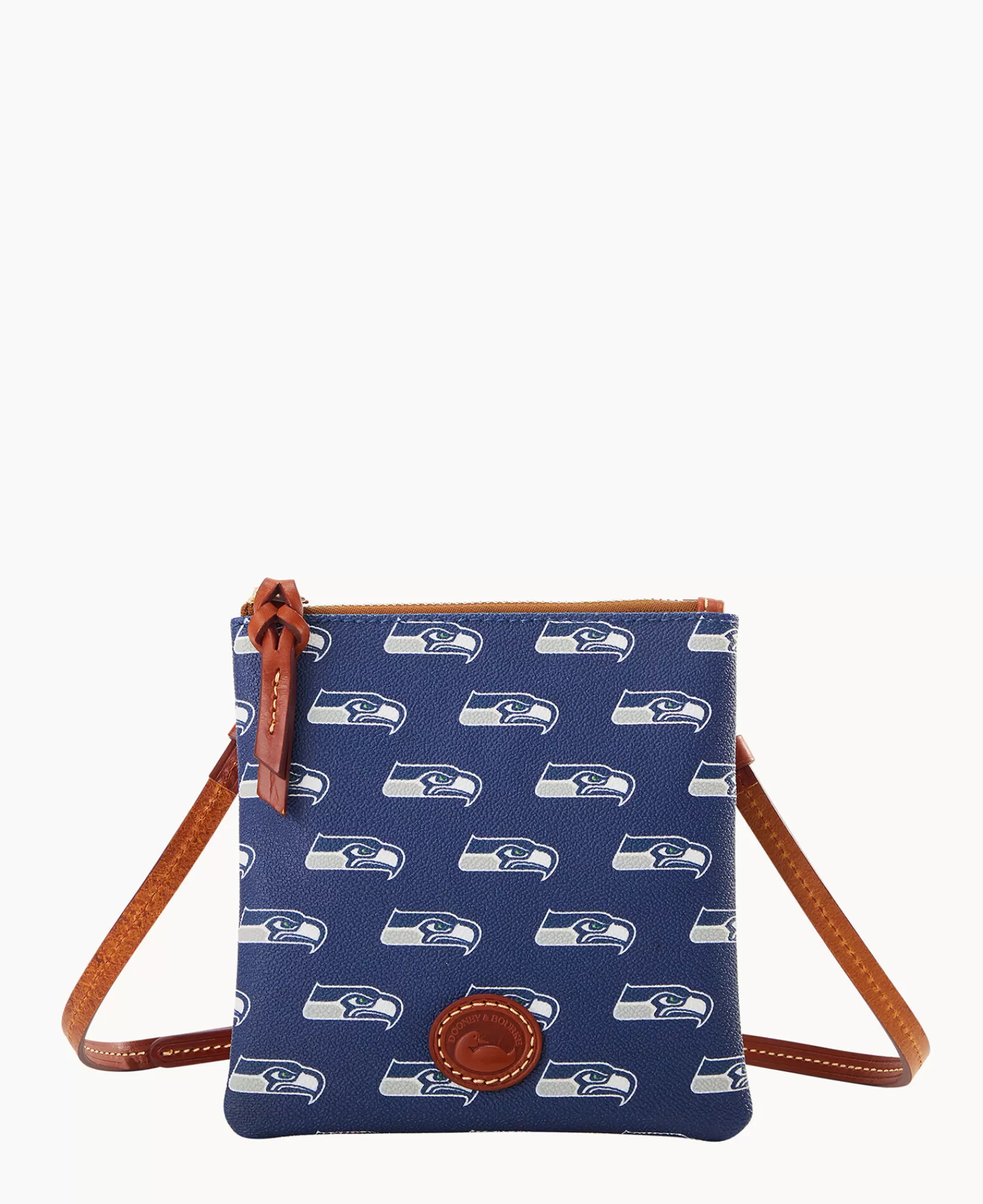 Shoulder Bags | Crossbodies>Dooney & Bourke NFL Seahawks Small North South Top Zip Crossbody Navy