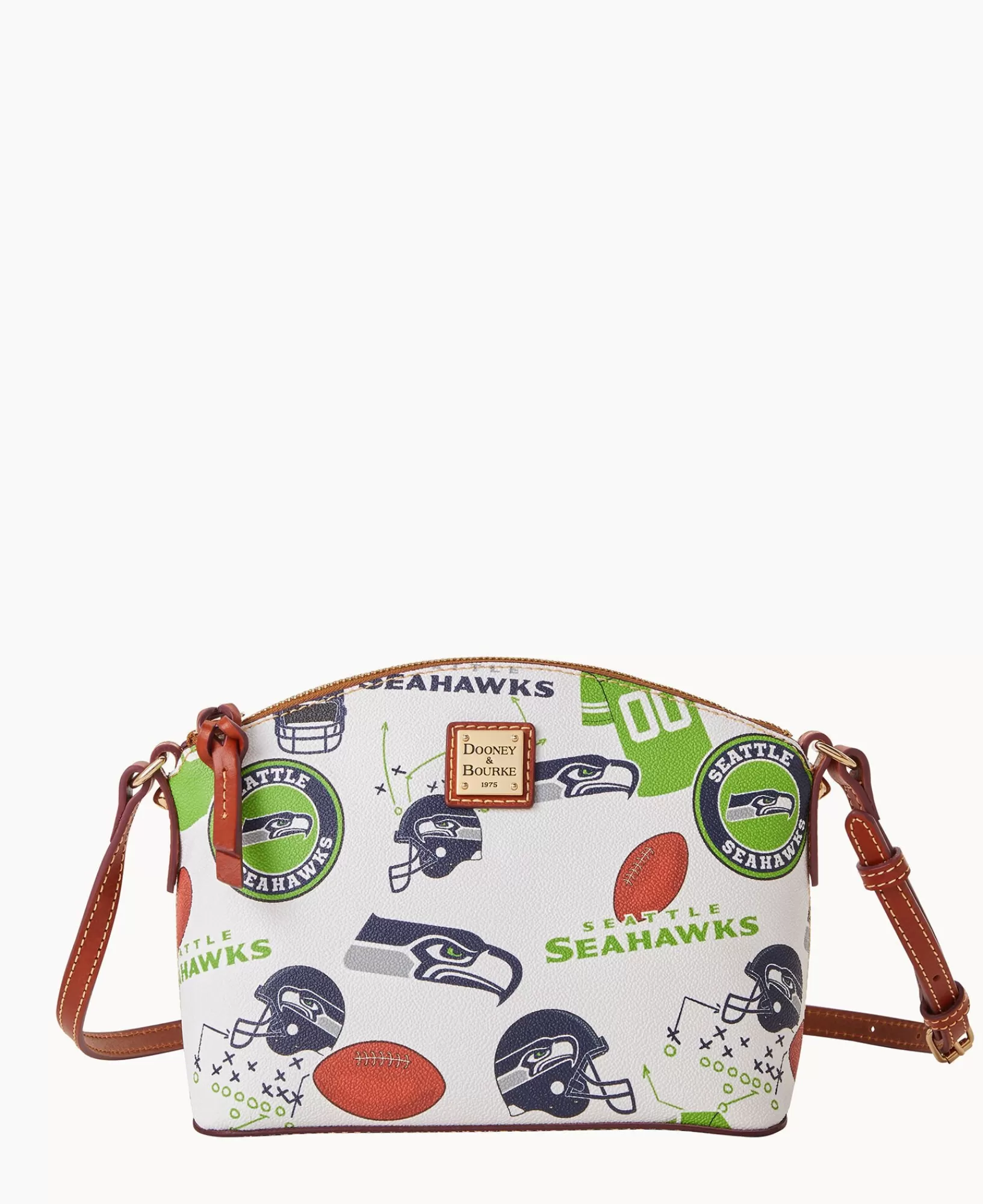 Shoulder Bags | Crossbodies>Dooney & Bourke NFL Seahawks Suki Crossbody WhiteMulti