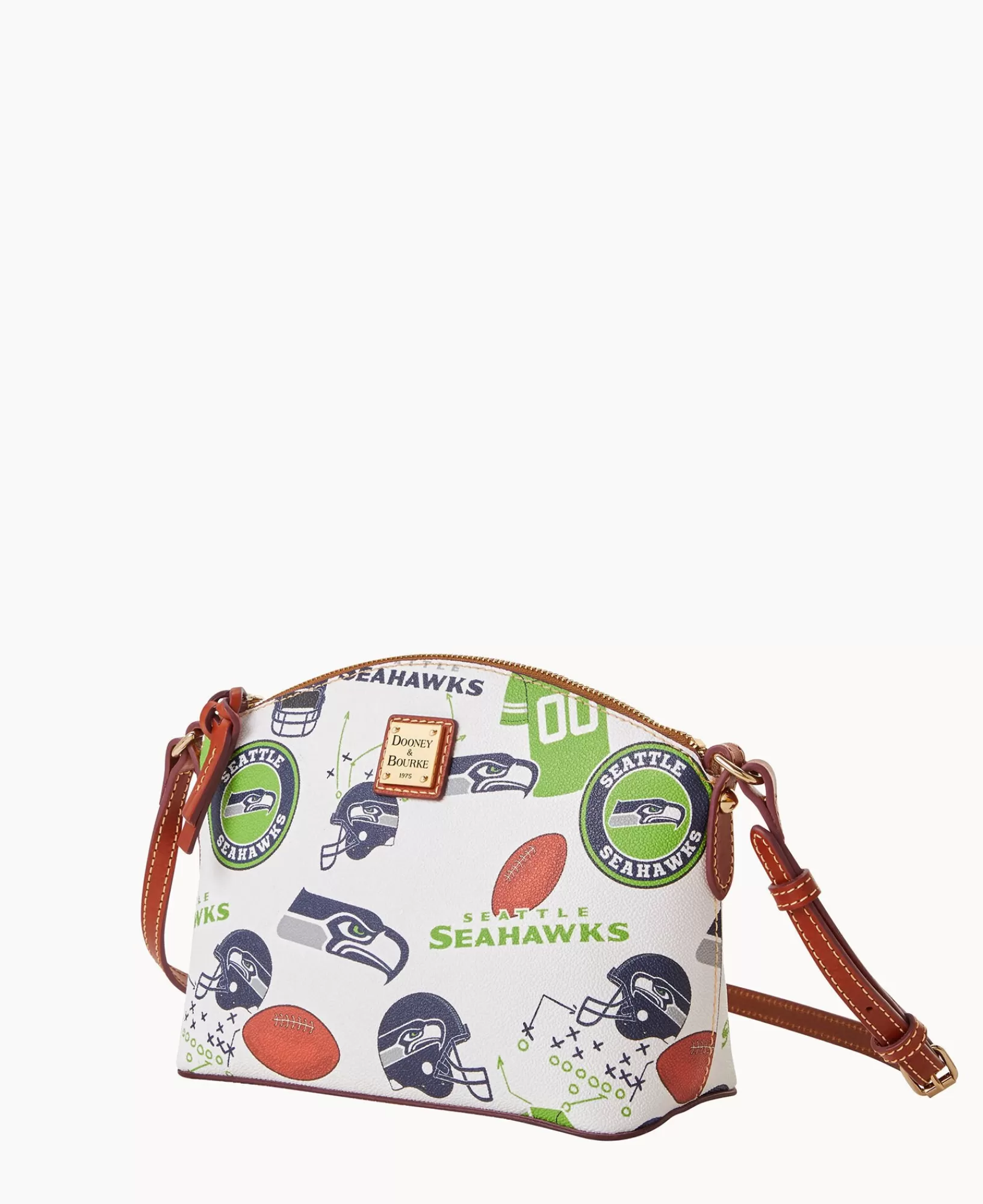 Shoulder Bags | Crossbodies>Dooney & Bourke NFL Seahawks Suki Crossbody WhiteMulti