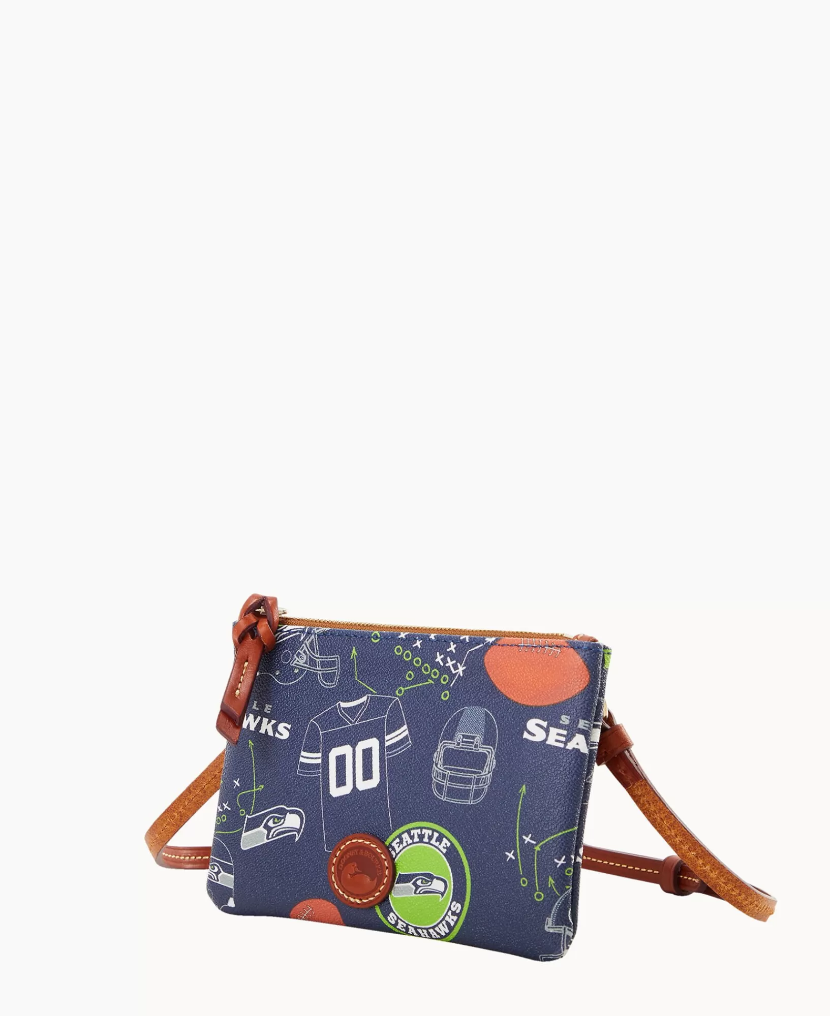 Shoulder Bags | Crossbodies>Dooney & Bourke NFL Seahawks Top Zip Crossbody Navy