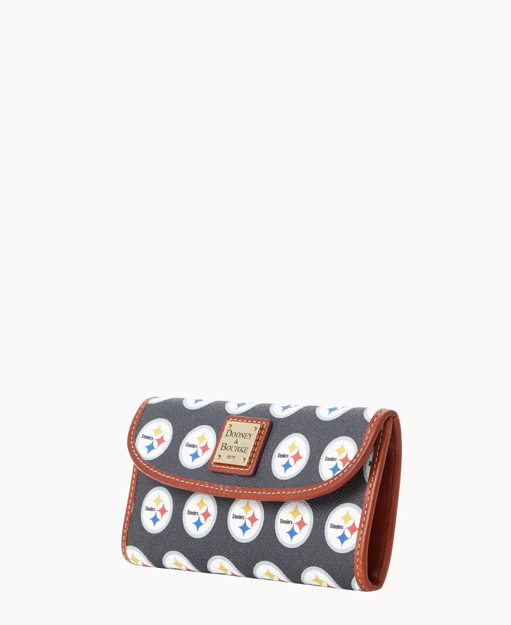 Clutches | Wallets>Dooney & Bourke NFL Steelers Continental Clutch Black