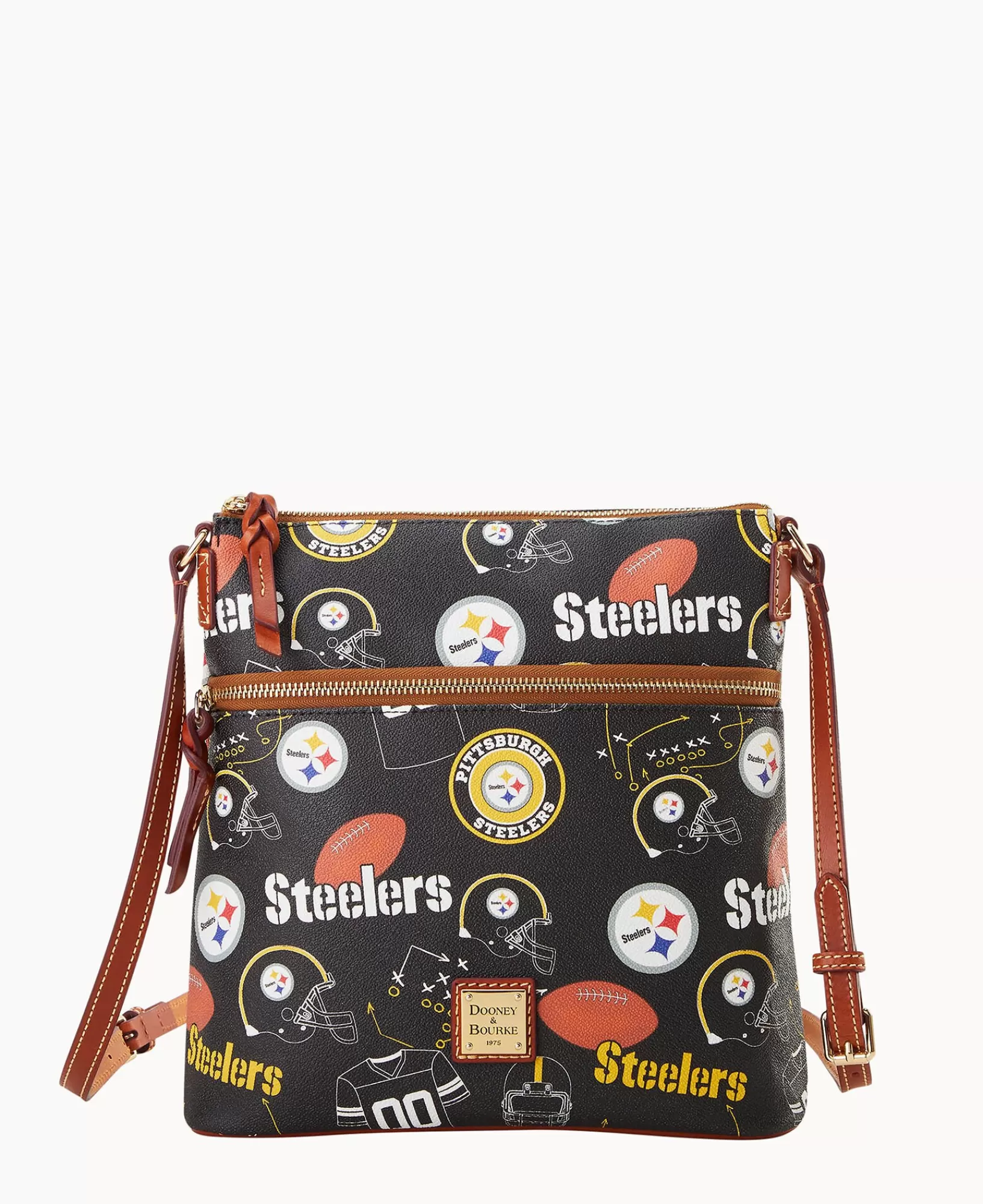 Shoulder Bags | Crossbodies>Dooney & Bourke NFL Steelers Crossbody Black