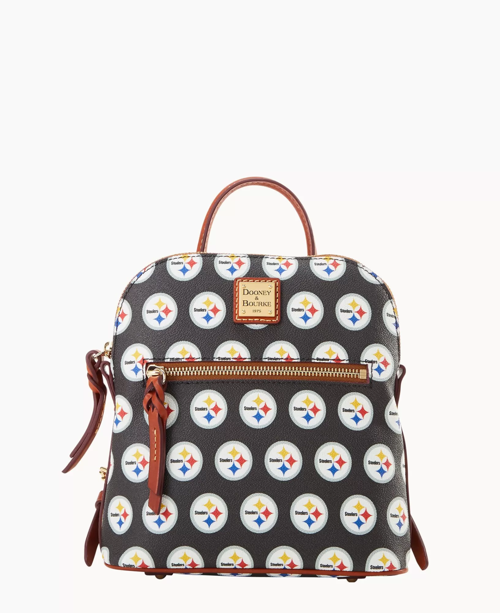 Backpacks>Dooney & Bourke NFL Steelers Small Backpack Black