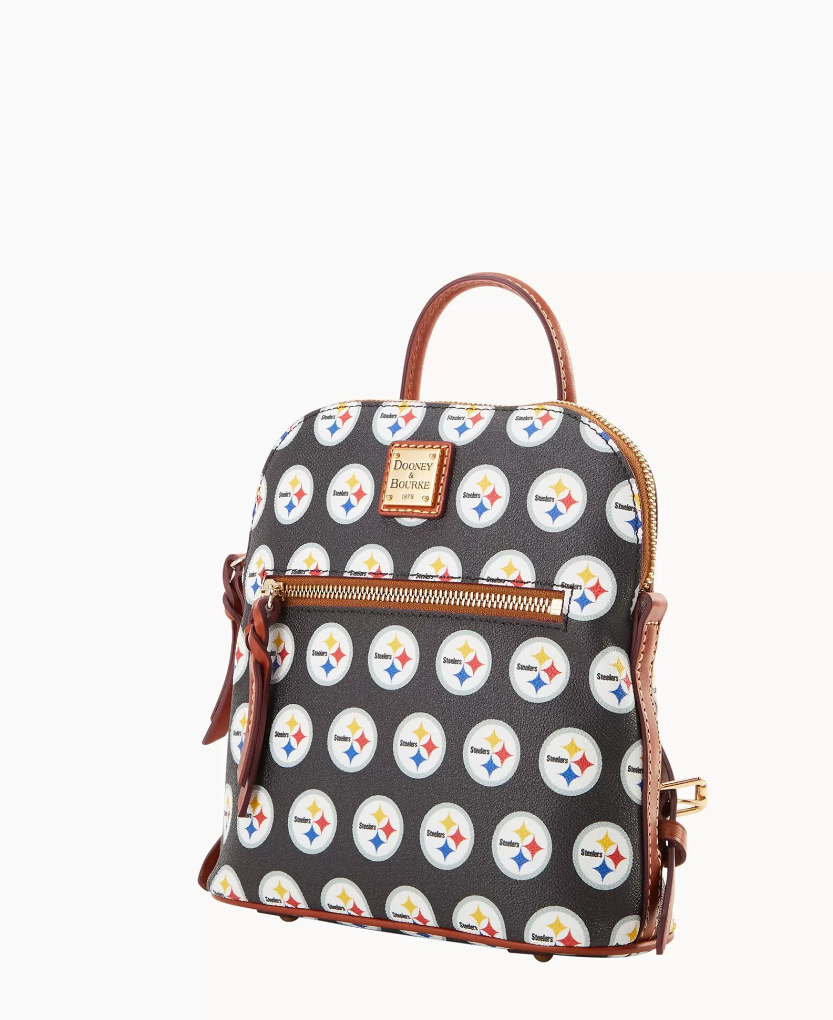 Backpacks>Dooney & Bourke NFL Steelers Small Backpack Black