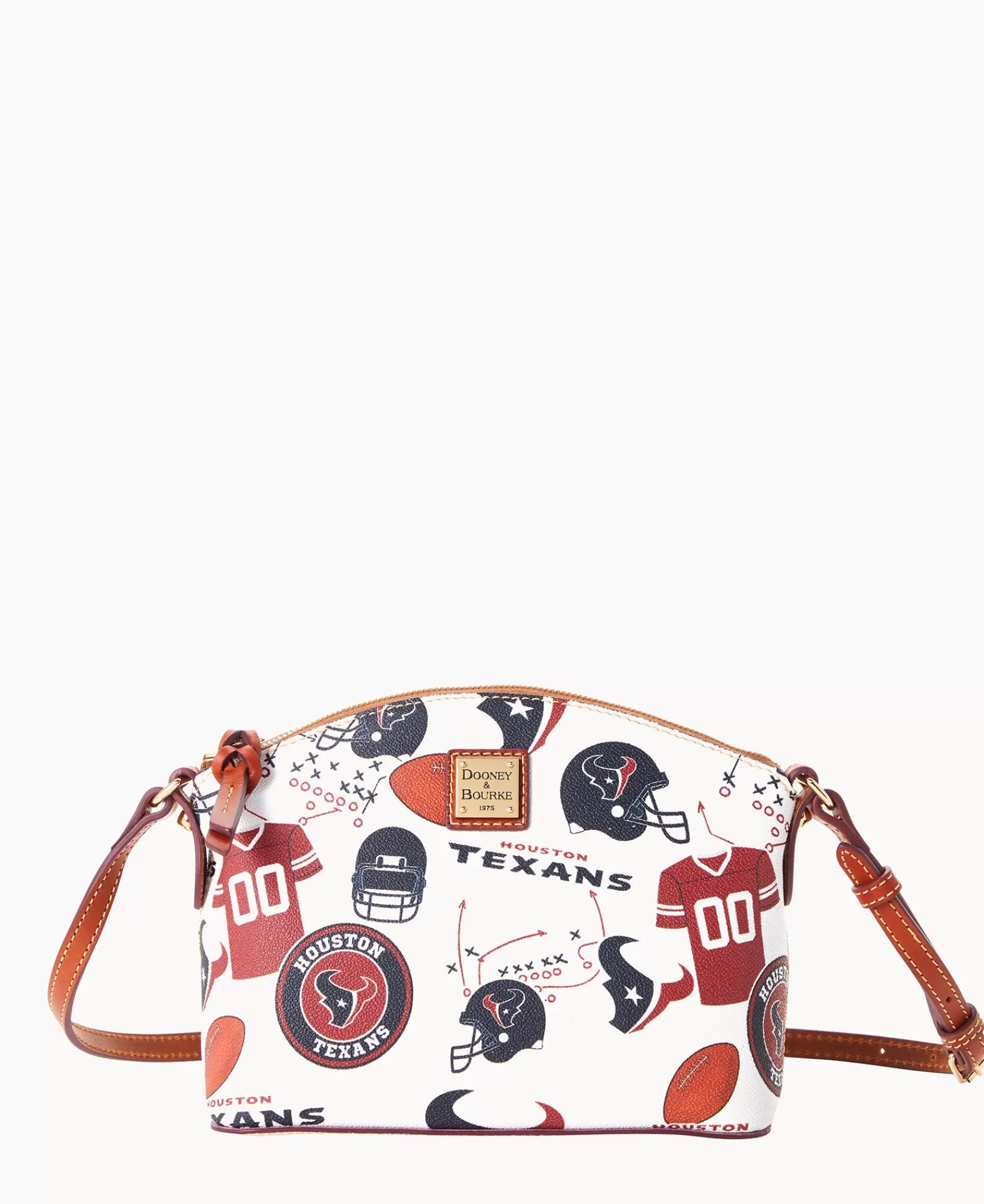 Shoulder Bags | Crossbodies>Dooney & Bourke NFL Texans Suki Crossbody WhiteMulti