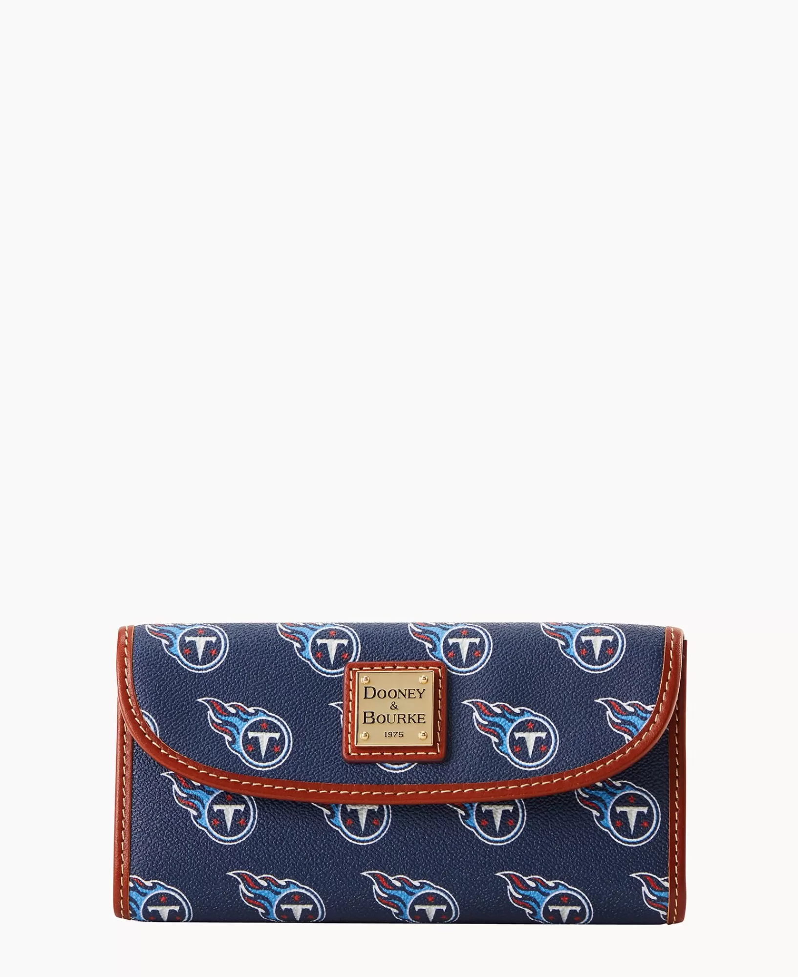 Clutches | Wallets>Dooney & Bourke NFL Titans Continental Clutch Navy