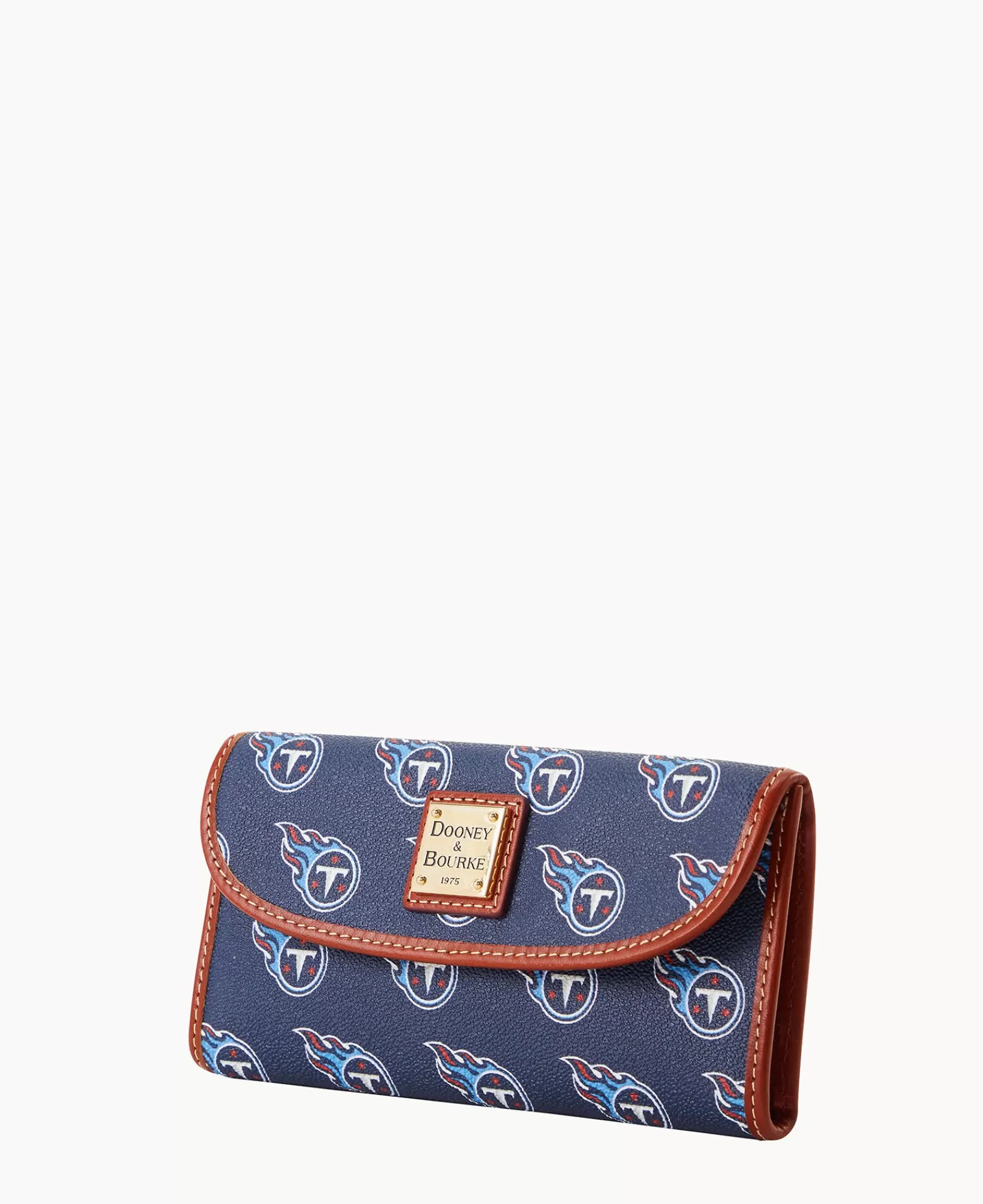 Clutches | Wallets>Dooney & Bourke NFL Titans Continental Clutch Navy