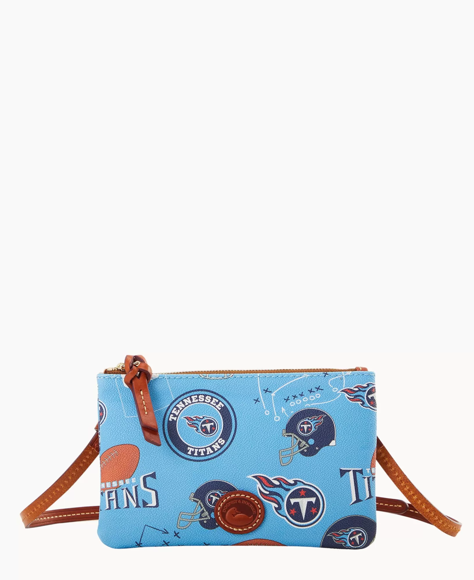 Shoulder Bags | Crossbodies>Dooney & Bourke NFL Titans Top Zip Crossbody Blue