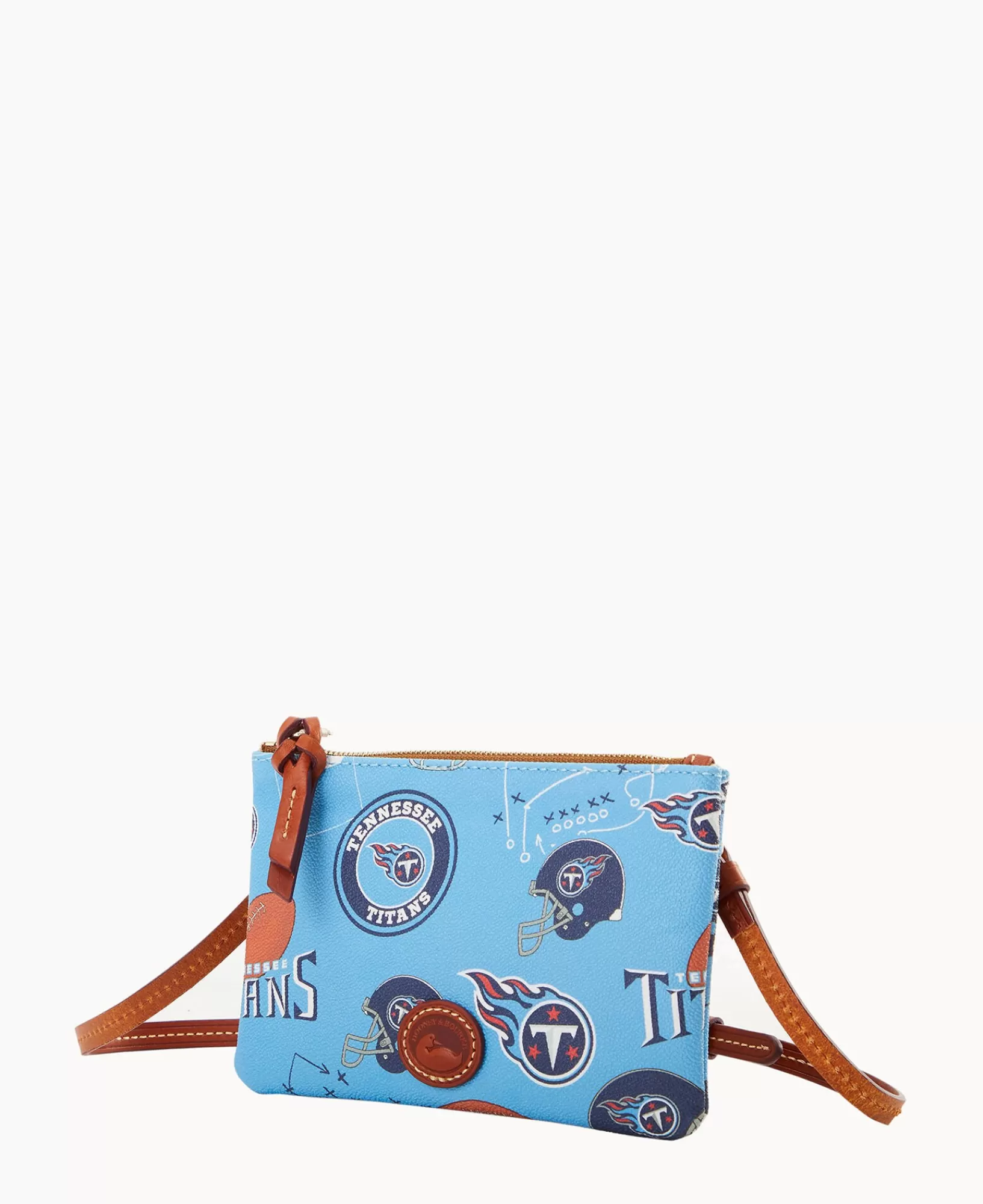 Shoulder Bags | Crossbodies>Dooney & Bourke NFL Titans Top Zip Crossbody Blue