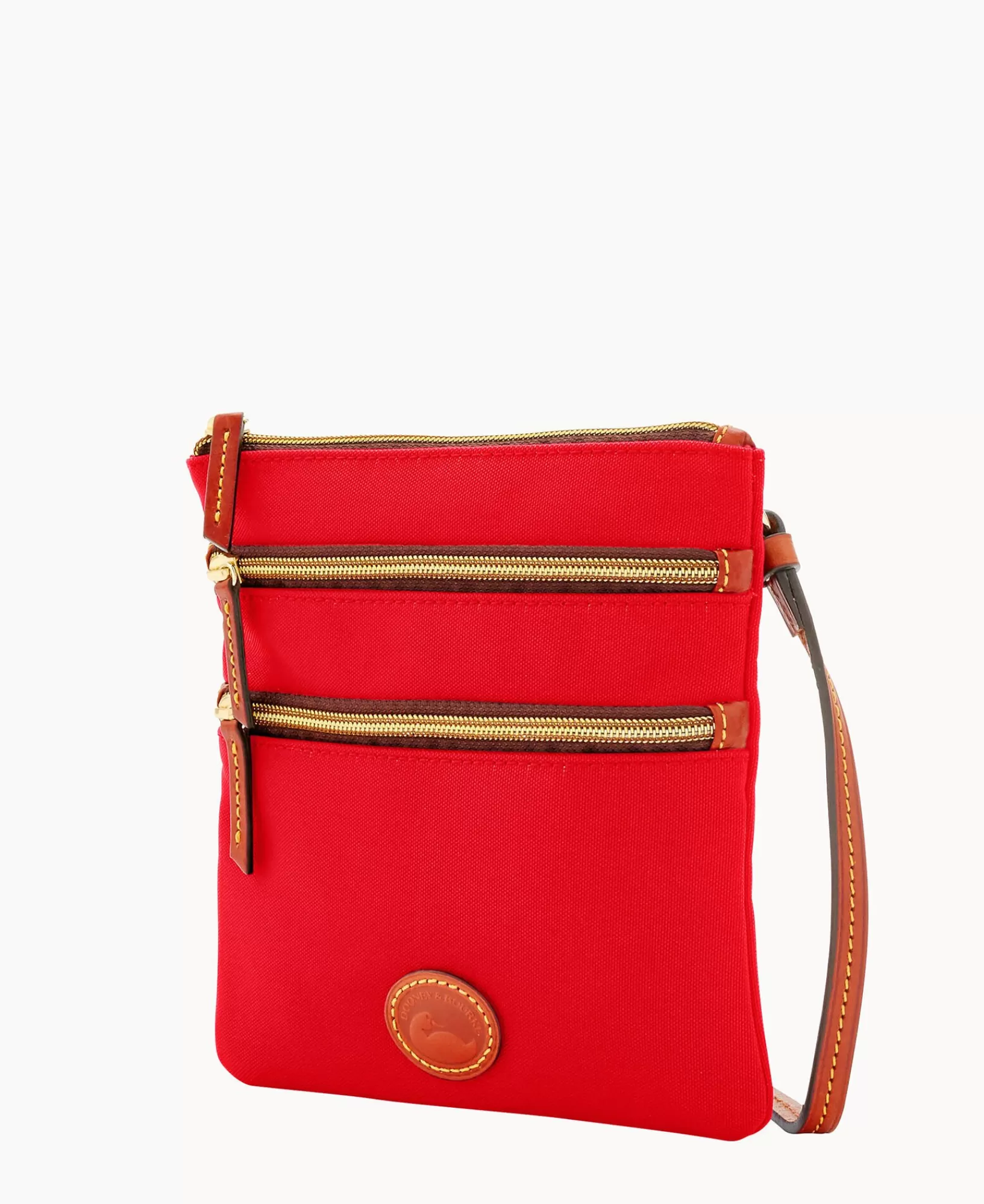 Shoulder Bags | Crossbodies>Dooney & Bourke Nylon North South Triple Zip Red