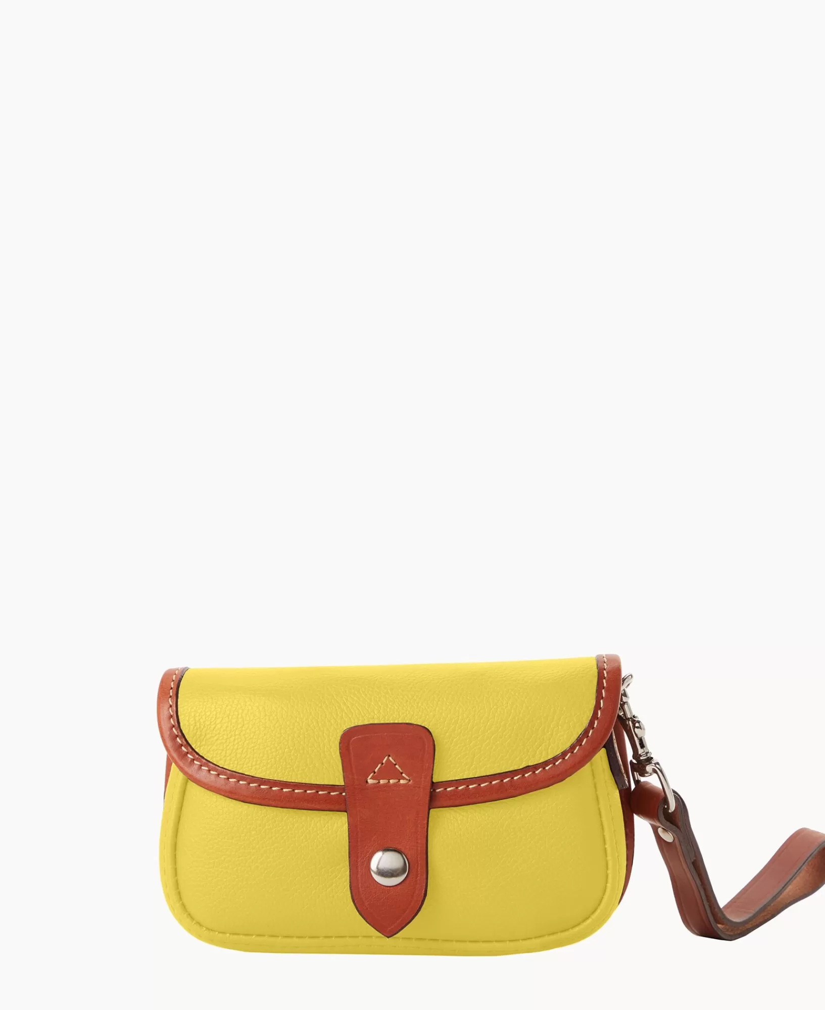 Wristlets | Wallets>Dooney & Bourke Oncour Cabriolet Flap Wristlet Yellow