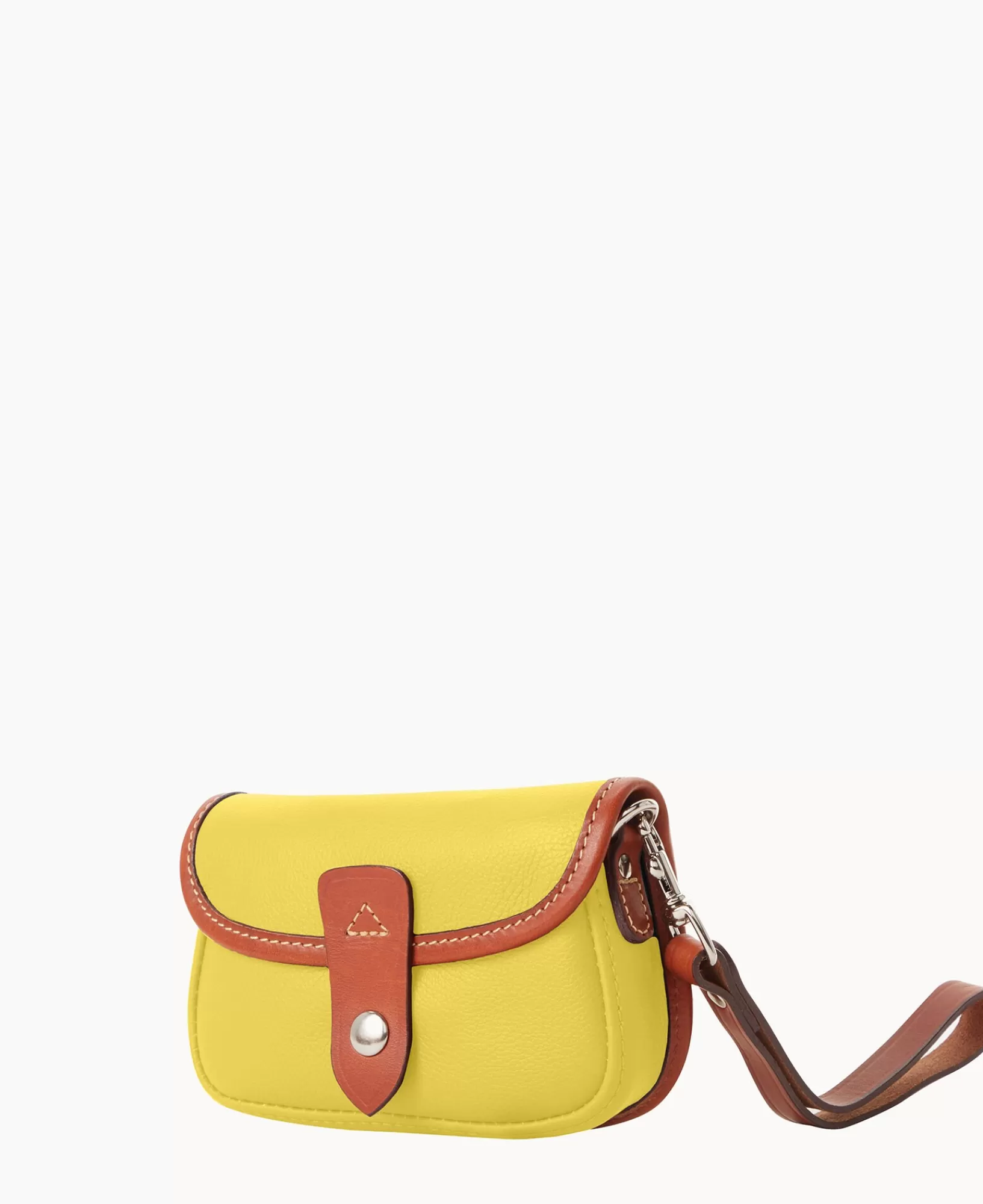 Wristlets | Wallets>Dooney & Bourke Oncour Cabriolet Flap Wristlet Yellow