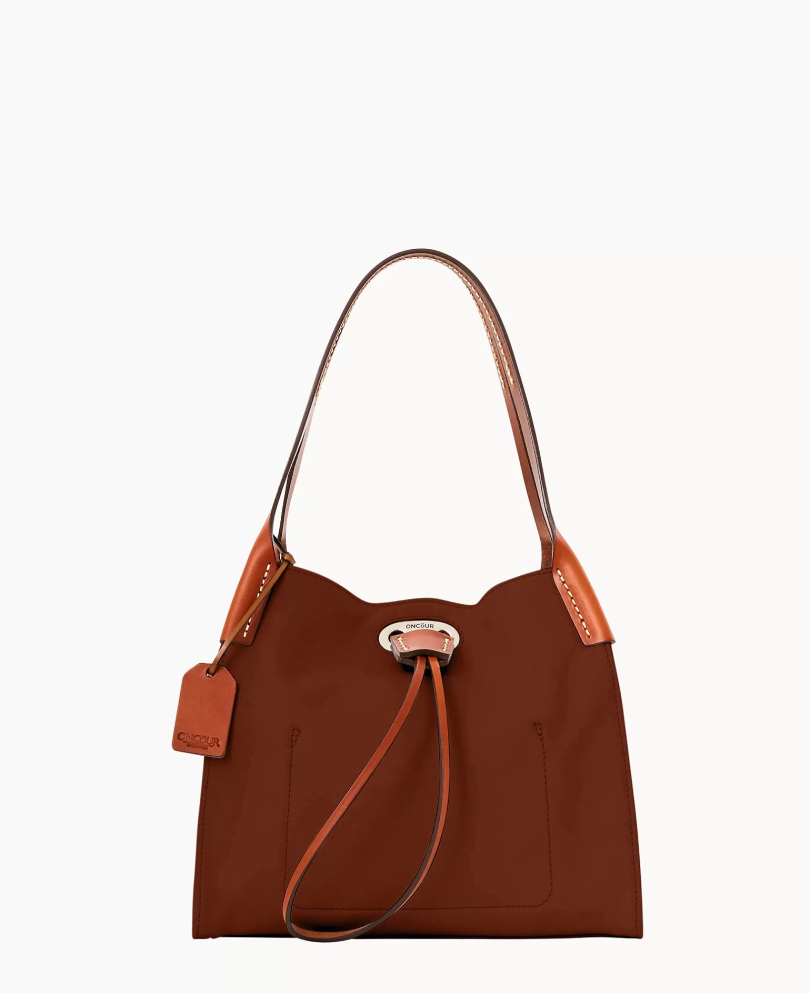 Mini Bags | Shoulder Bags>Dooney & Bourke Oncour Elba Mini Full Up Two BurntOrange