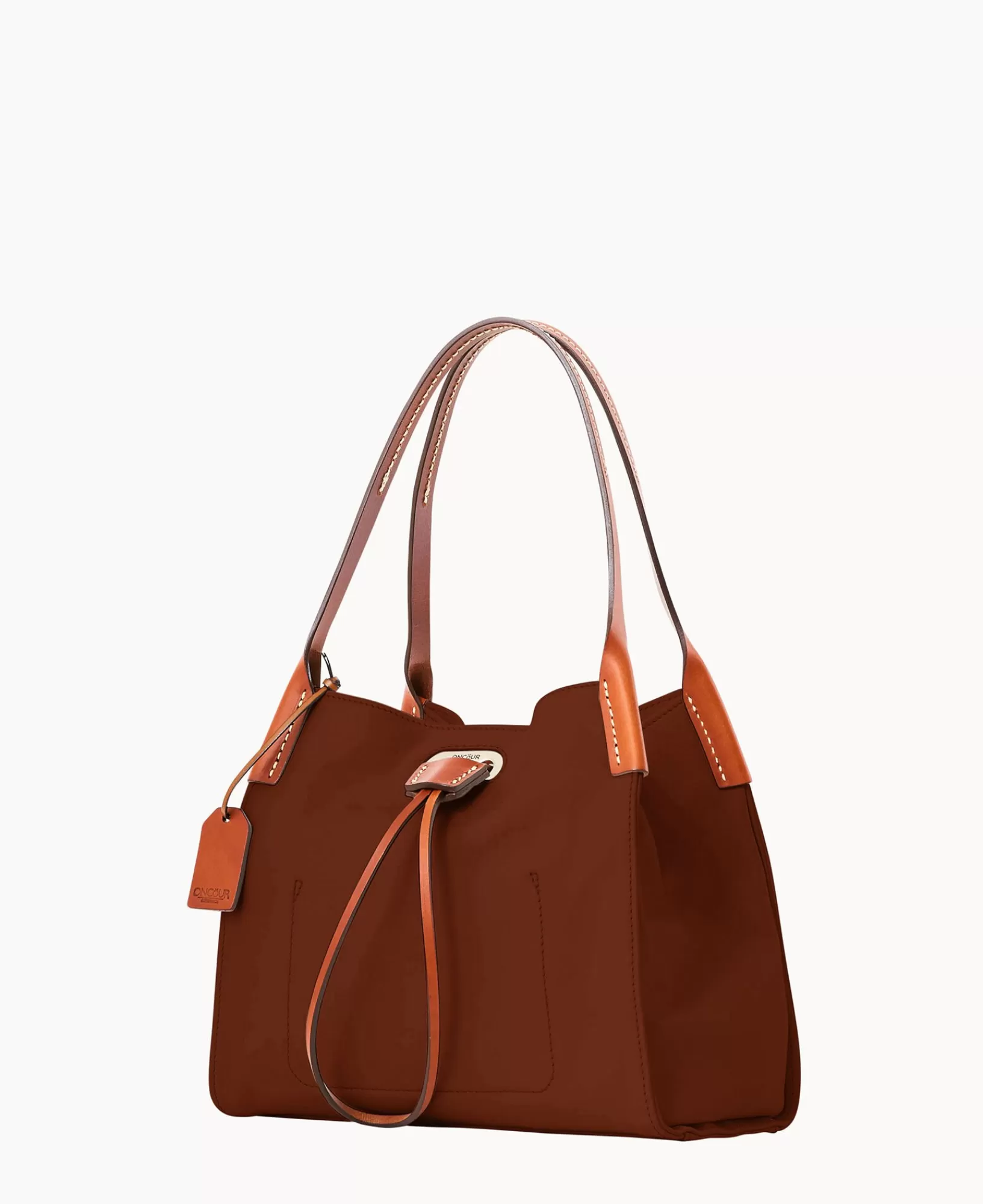 Mini Bags | Shoulder Bags>Dooney & Bourke Oncour Elba Mini Full Up Two BurntOrange