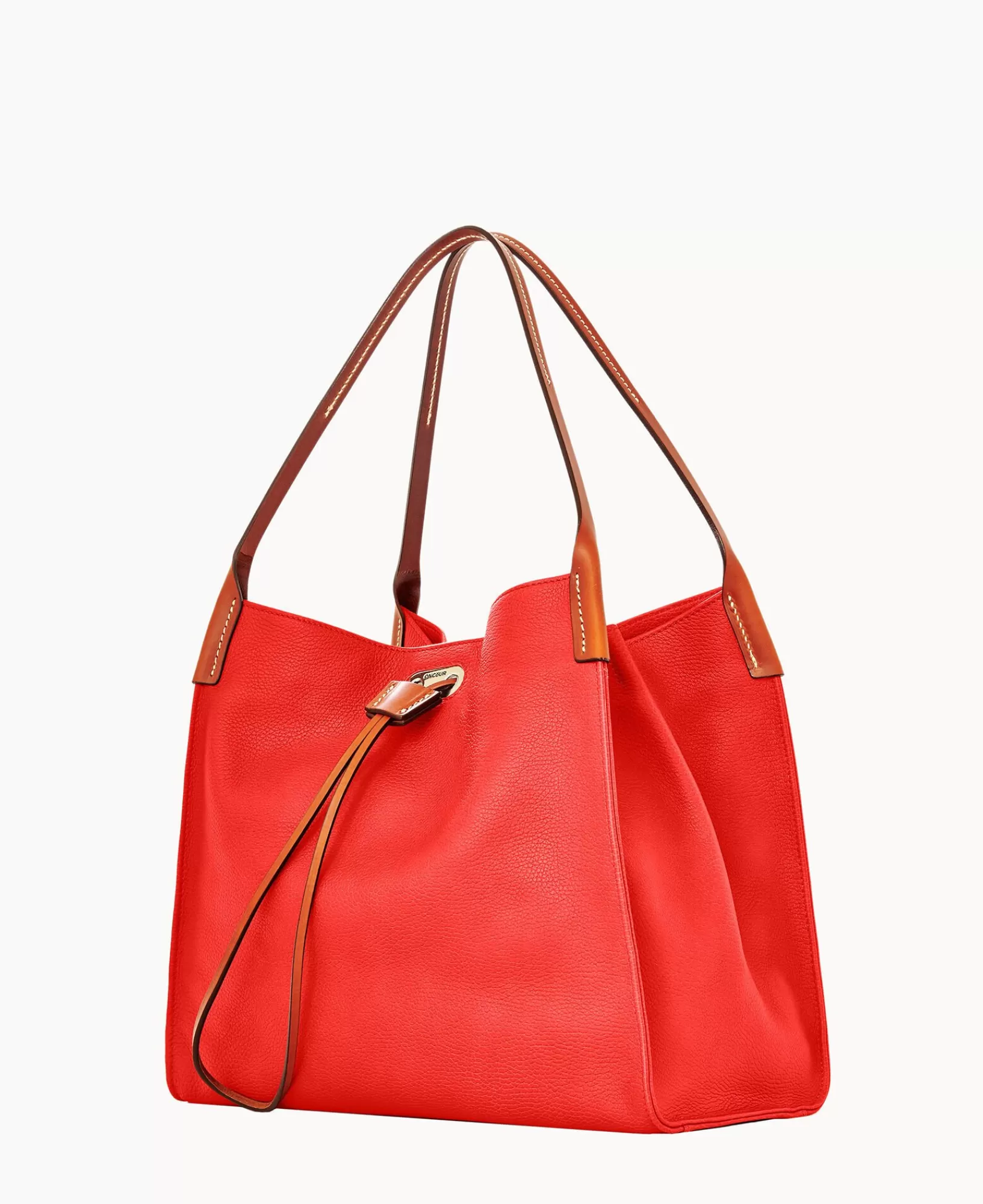 Shoulder Bags>Dooney & Bourke Oncour Roux Pebble Full Up Red