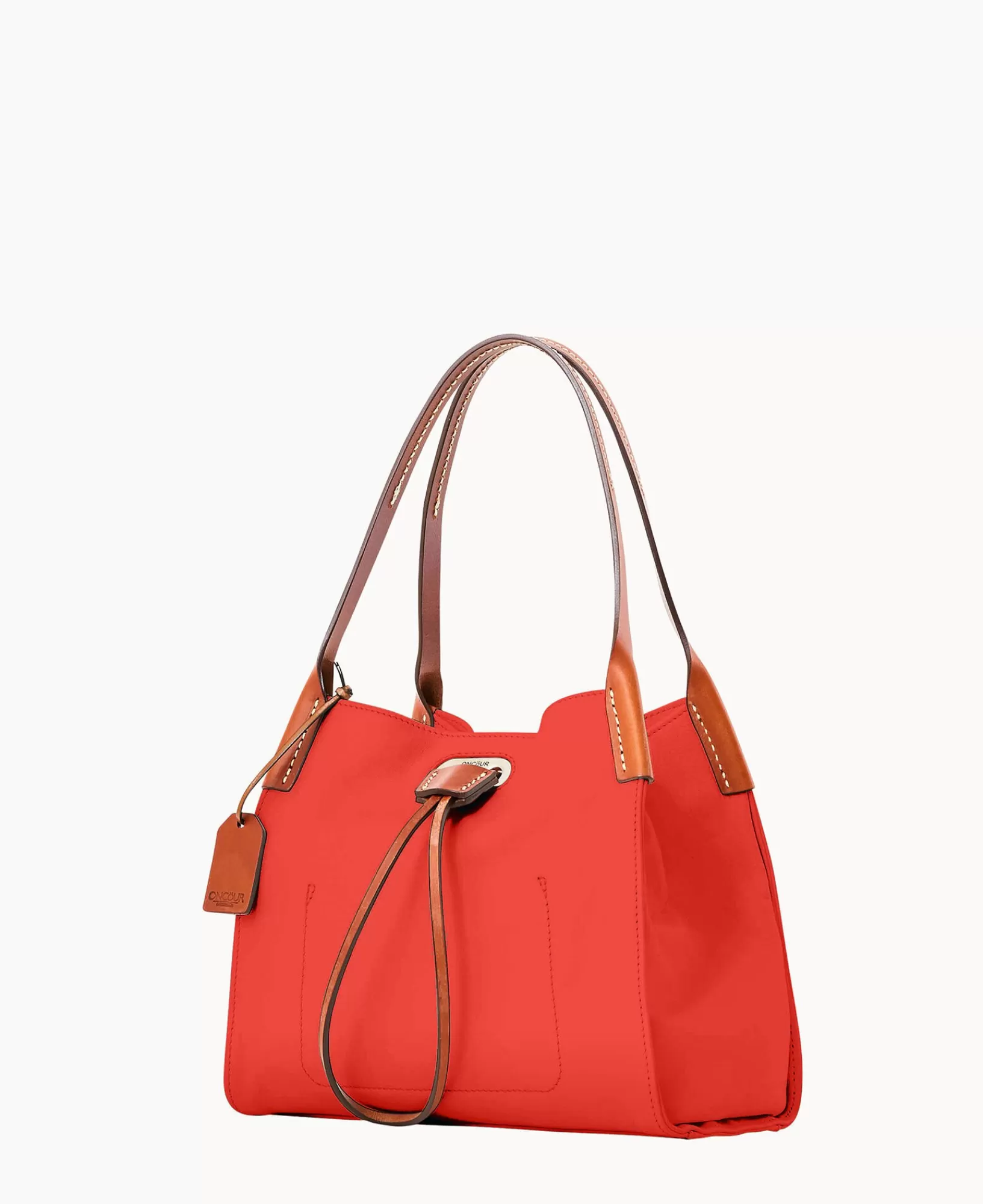 Mini Bags | Shoulder Bags>Dooney & Bourke Oncour Roux Polo Mini Full Up Two Persimmon