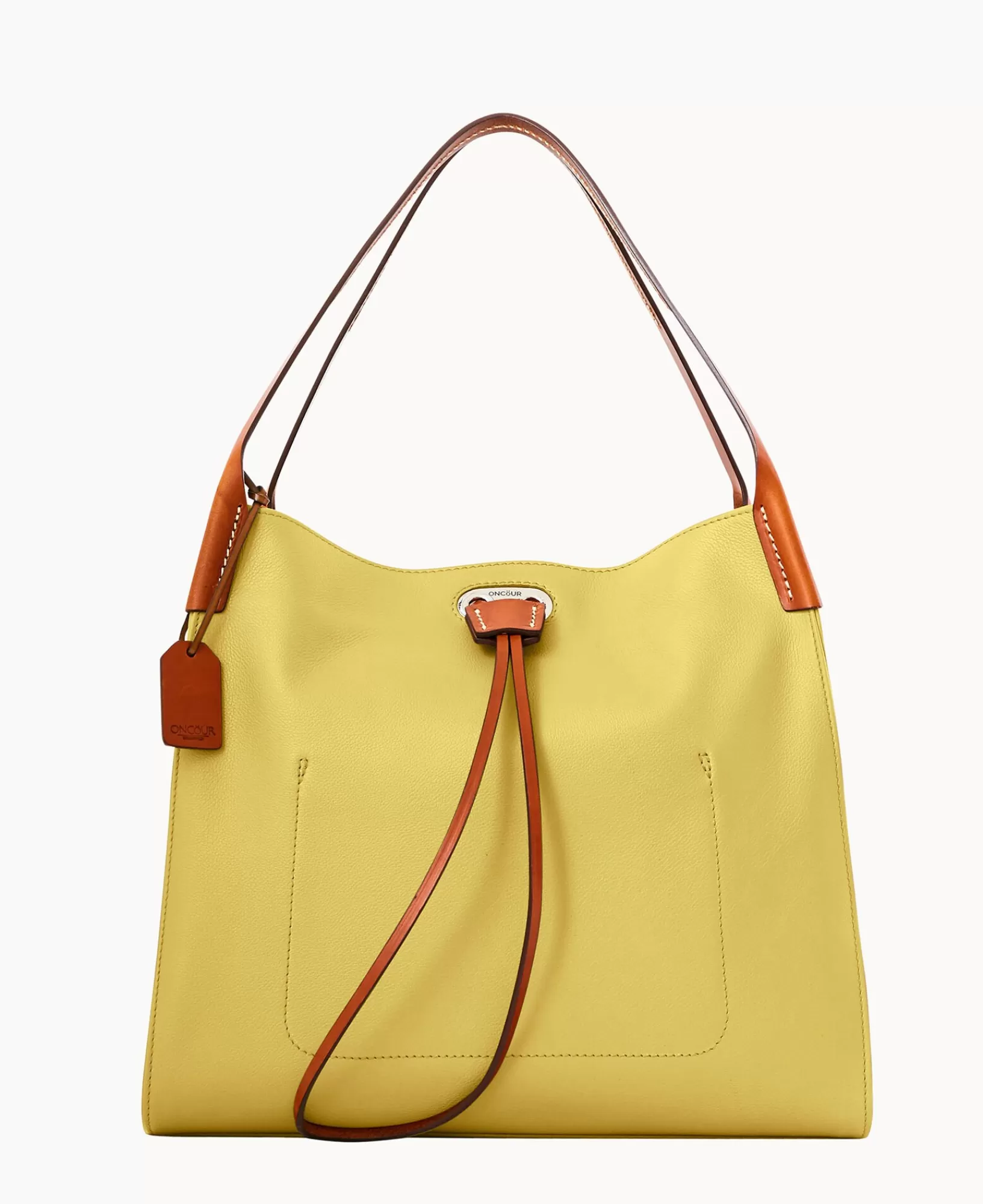 Shoulder Bags>Dooney & Bourke Oncour Twist Full Up Two Butter