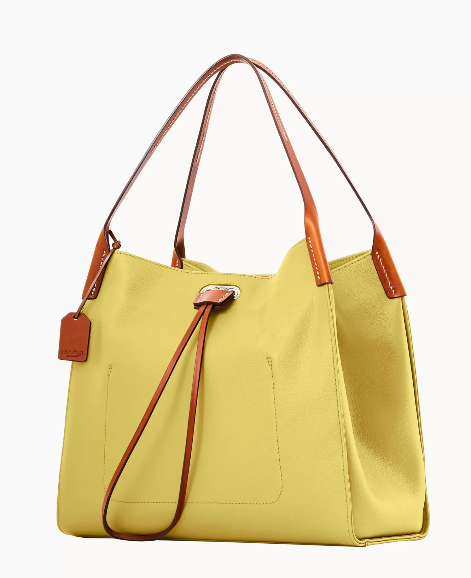 Shoulder Bags>Dooney & Bourke Oncour Twist Full Up Two Butter