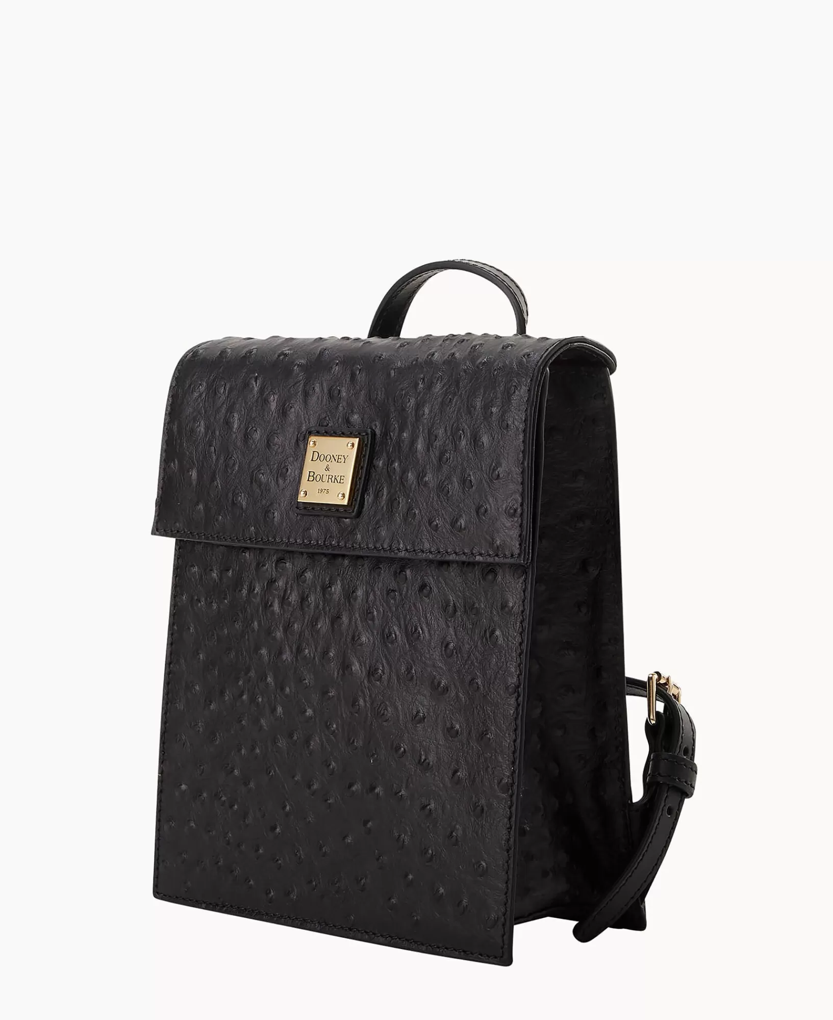 Backpacks>Dooney & Bourke Ostrich Backpack Black