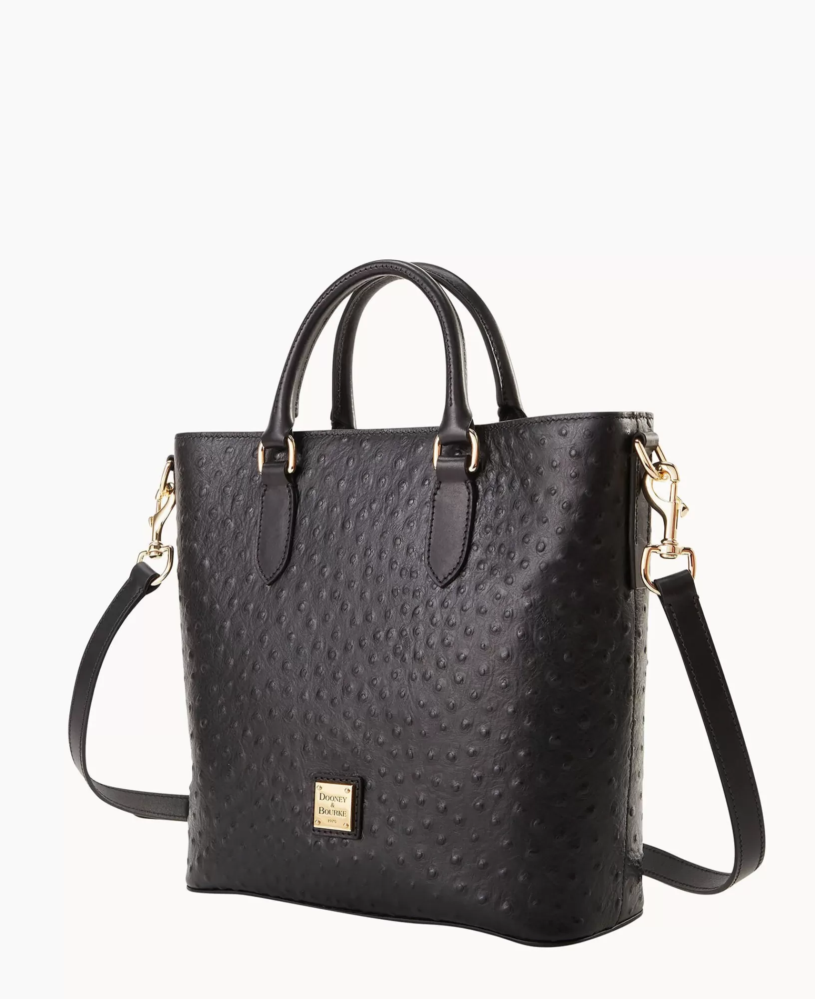 Shoulder Bags | Totes>Dooney & Bourke Ostrich Editor's Tote Black