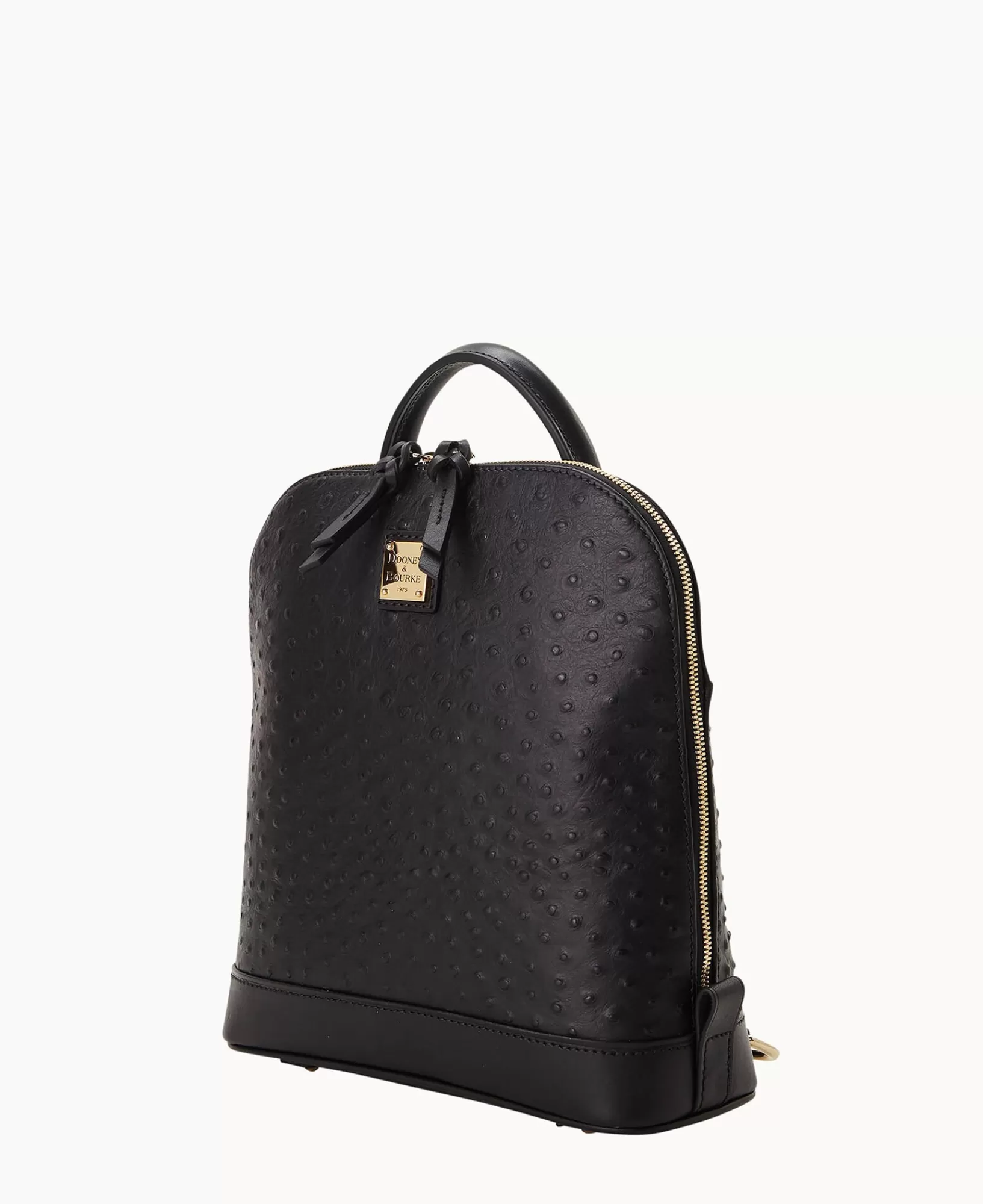 Backpacks>Dooney & Bourke Ostrich Pod Backpack Black