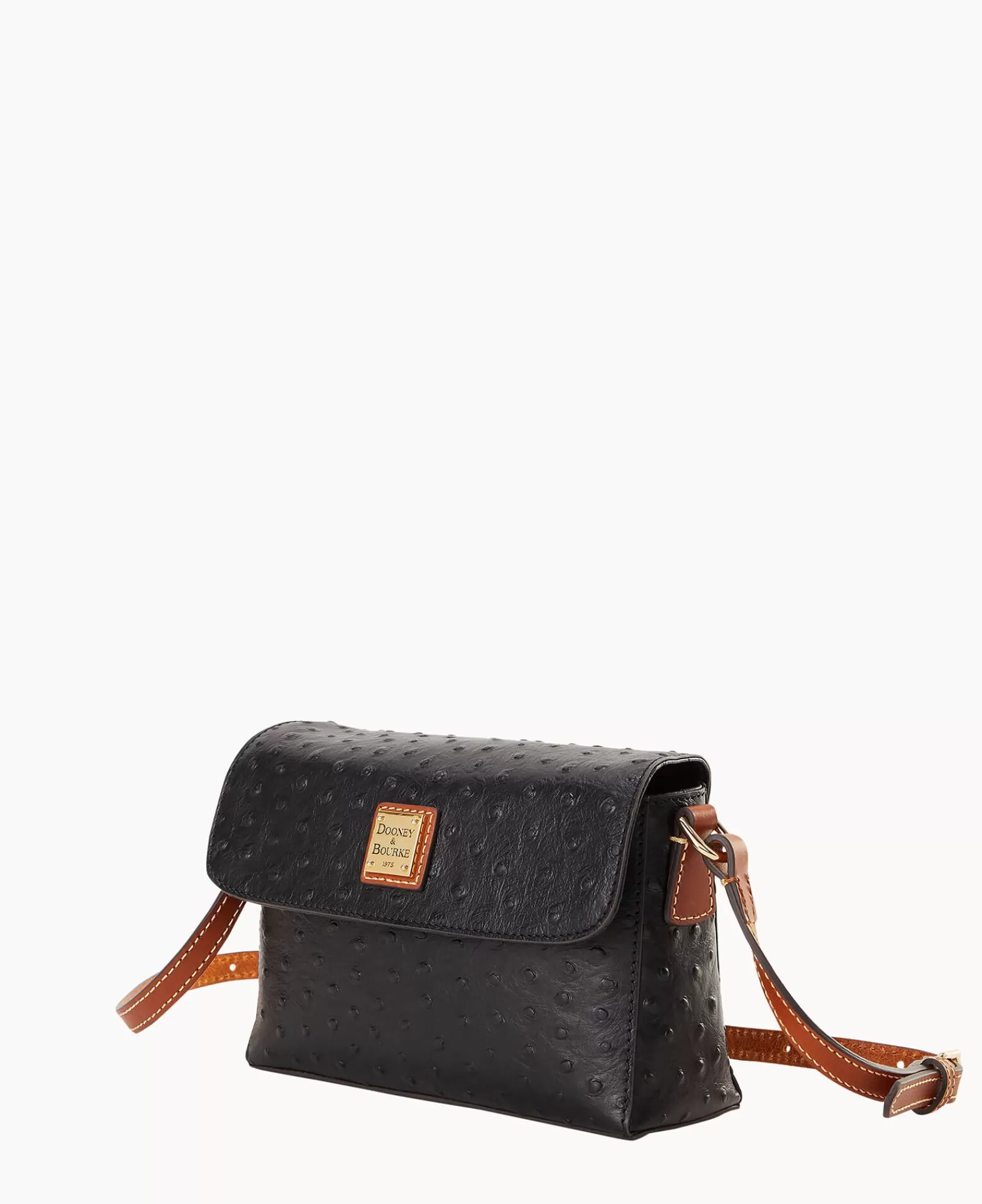 Shoulder Bags | Crossbodies>Dooney & Bourke Ostrich Rena Crossbody Black