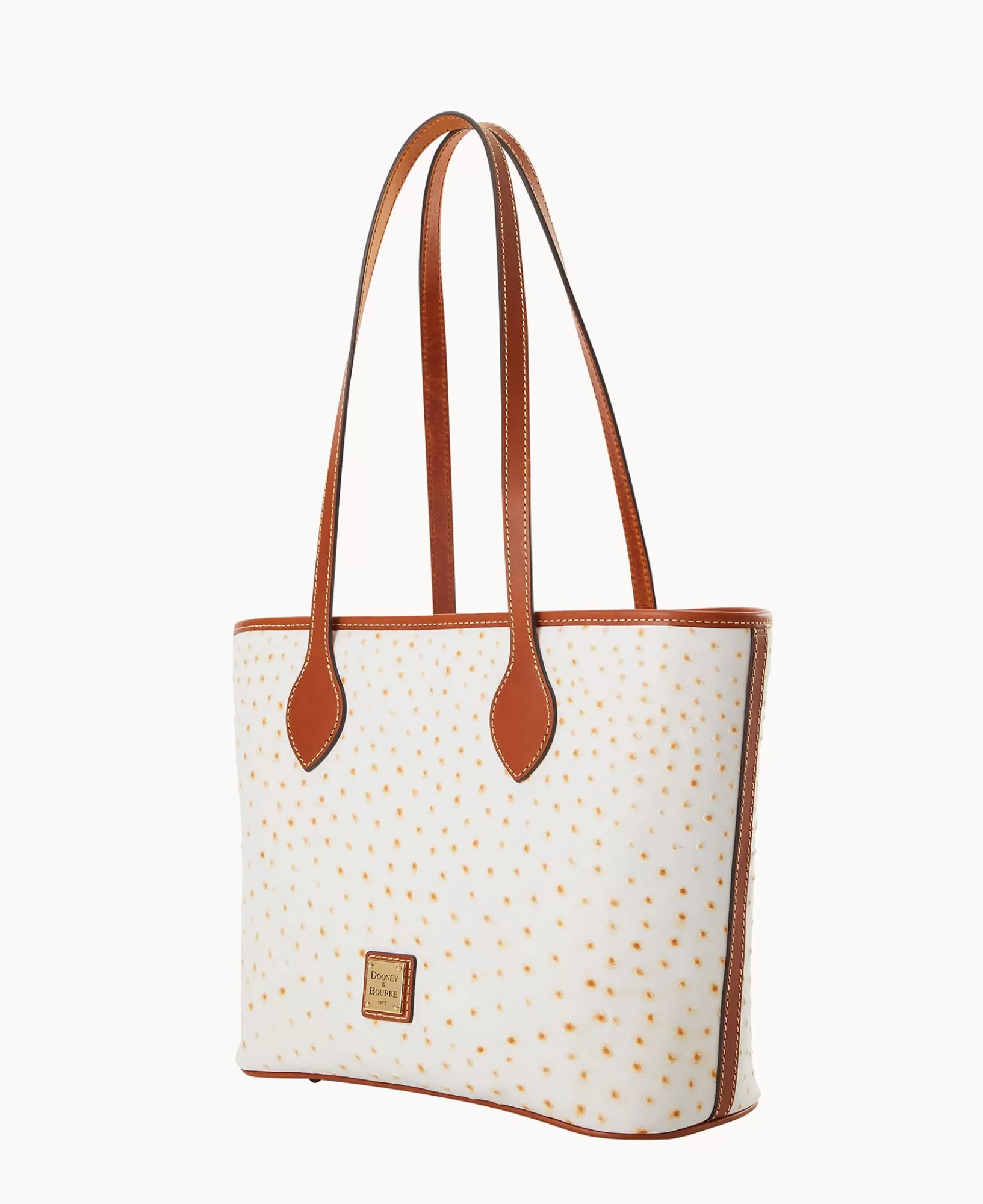 Shoulder Bags | Totes>Dooney & Bourke Ostrich Tote Bone