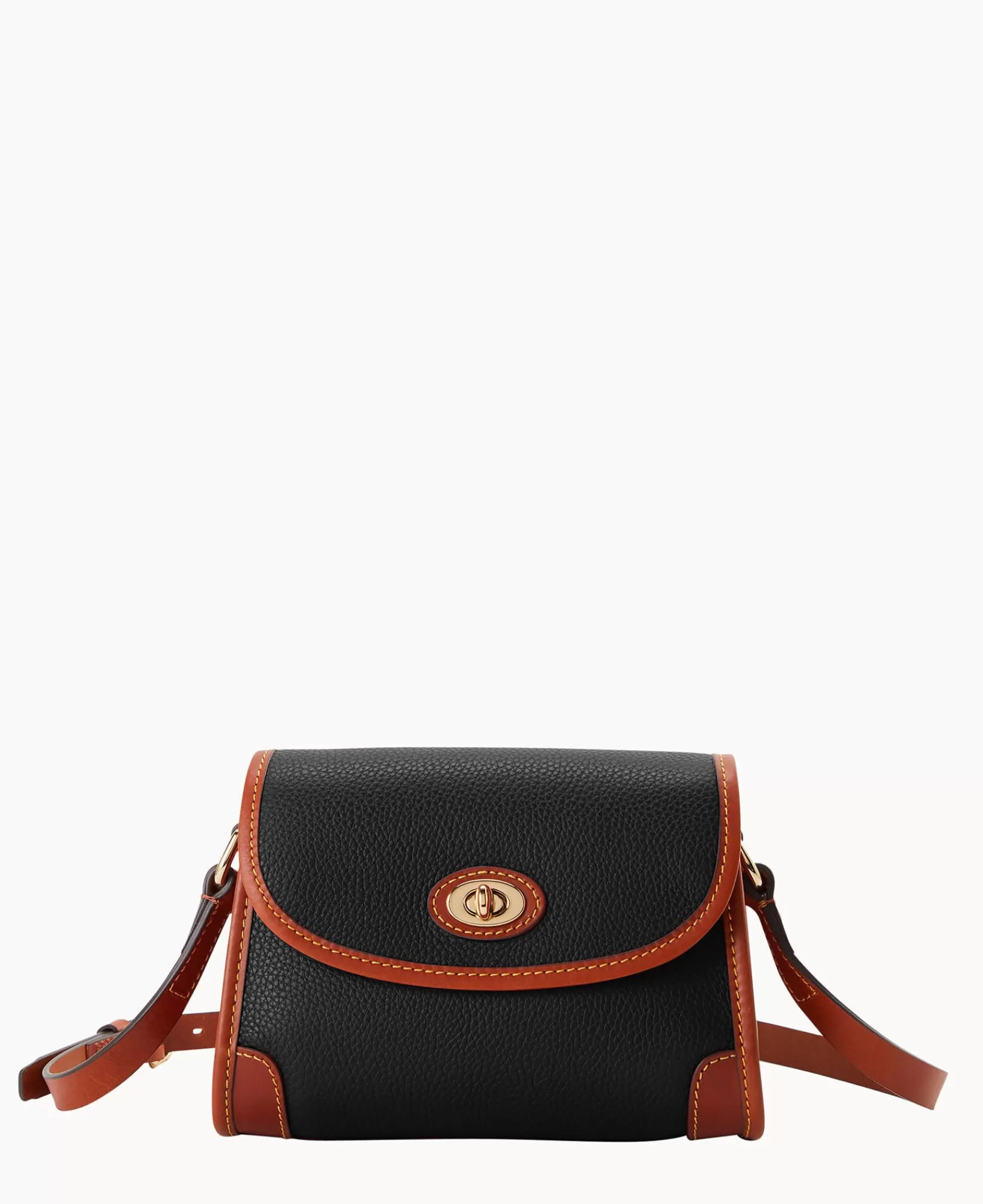 Shoulder Bags | Crossbodies>Dooney & Bourke Pebble Grain 20 Crossbody Black