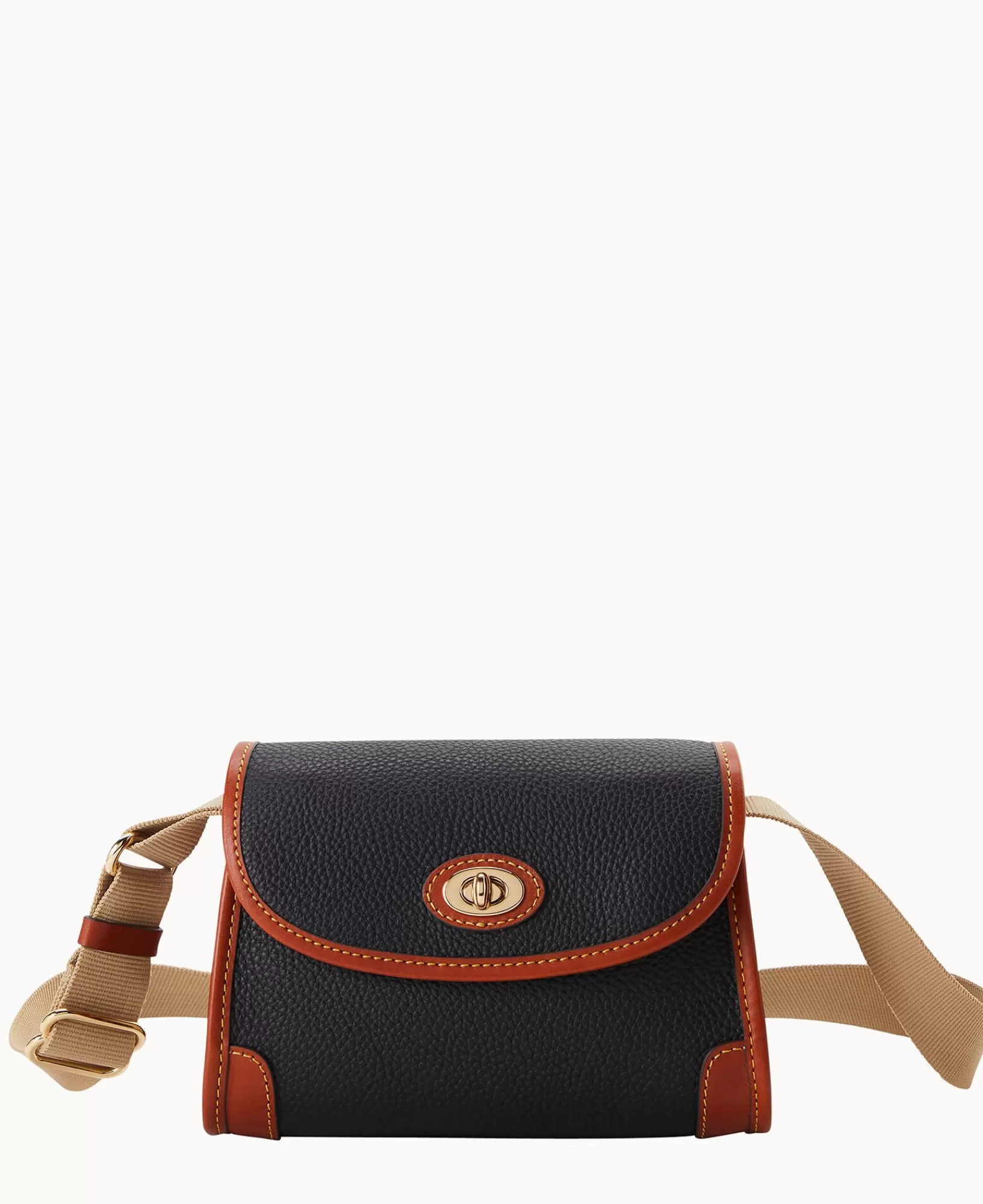 Shoulder Bags | Crossbodies>Dooney & Bourke Pebble Grain 20 Crossbody Black