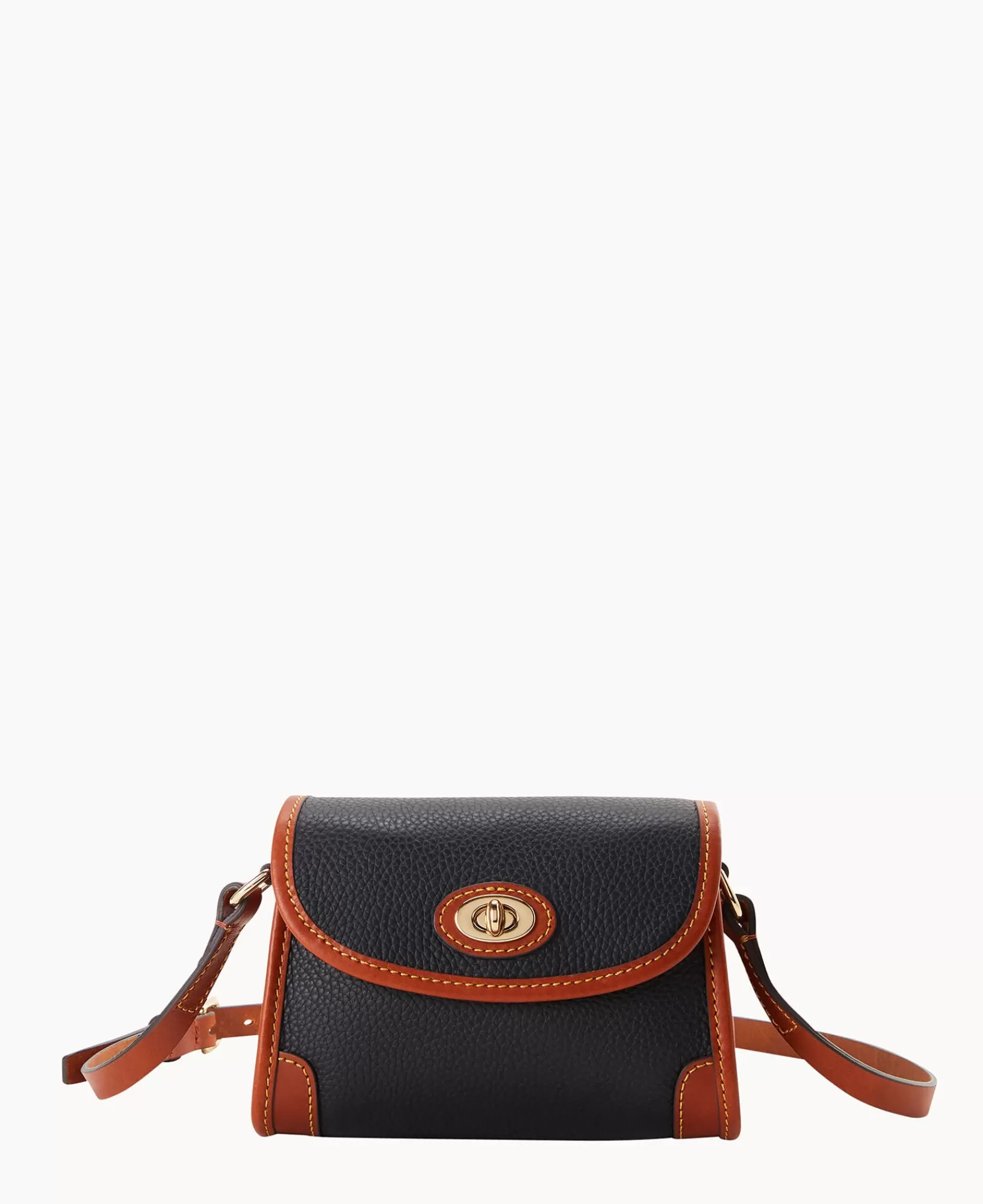 Shoulder Bags | Crossbodies>Dooney & Bourke Pebble Grain 18 Crossbody Black