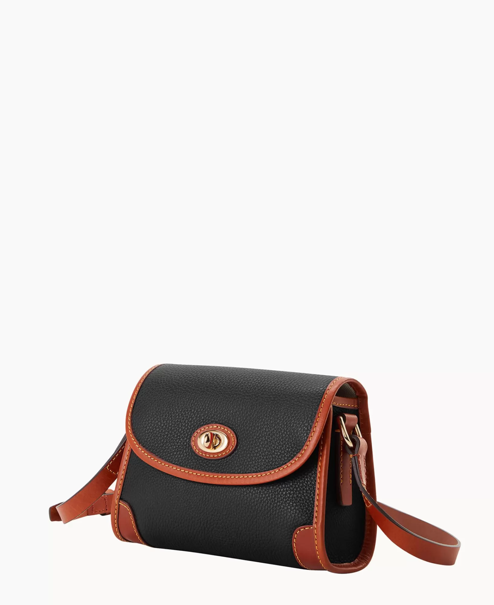 Shoulder Bags | Crossbodies>Dooney & Bourke Pebble Grain 20 Crossbody Black