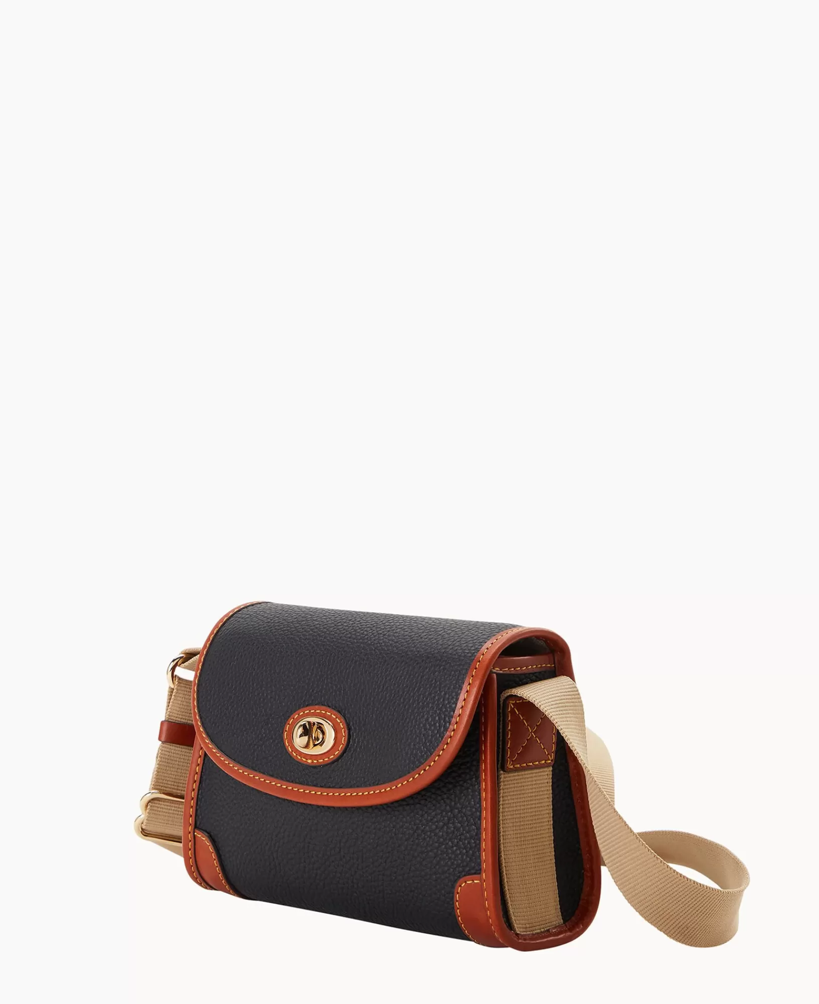 Shoulder Bags | Crossbodies>Dooney & Bourke Pebble Grain 20 Crossbody Black