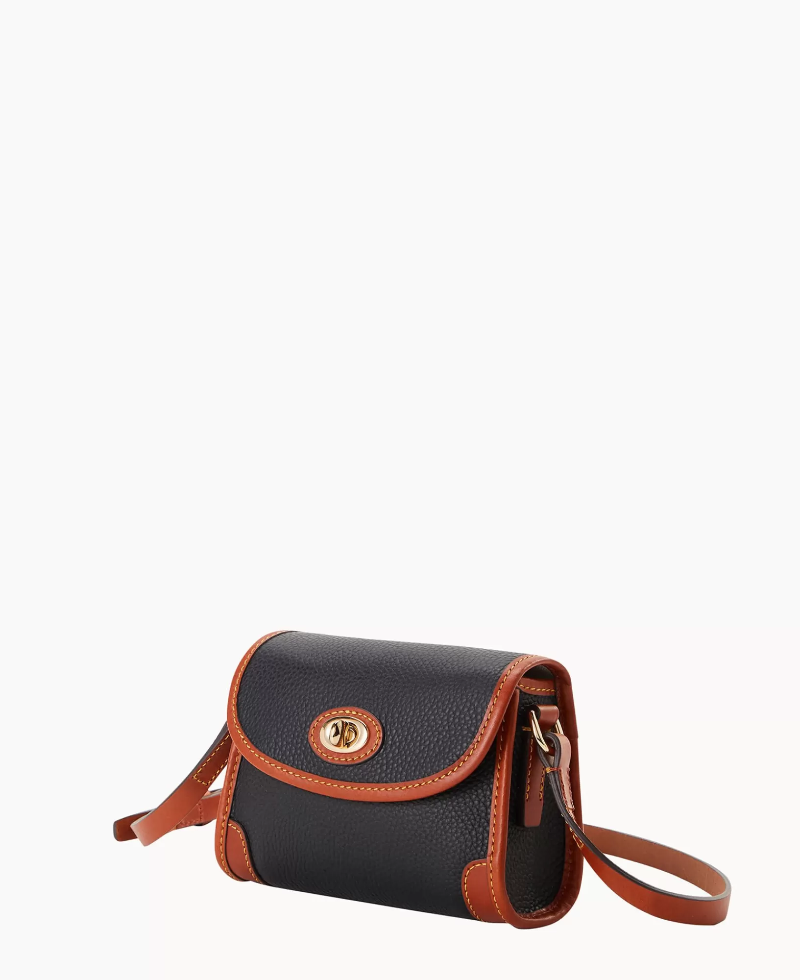 Shoulder Bags | Crossbodies>Dooney & Bourke Pebble Grain 18 Crossbody Black