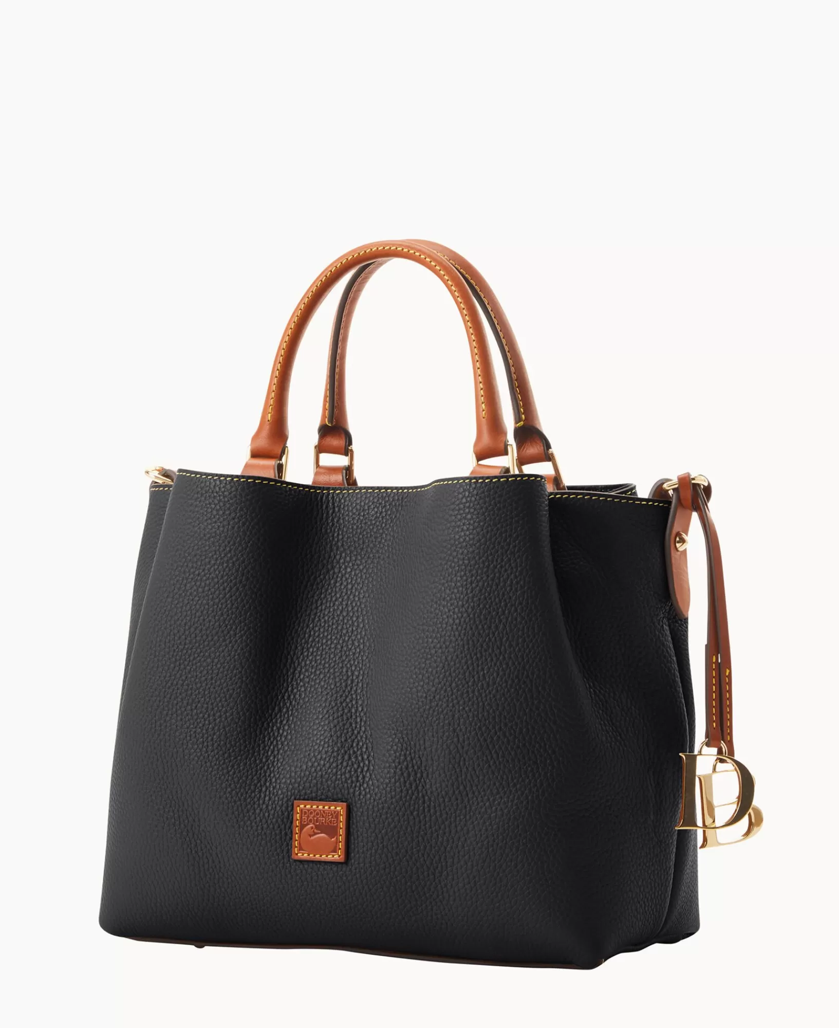 Shoulder Bags | Satchels>Dooney & Bourke Pebble Grain Barlow Black