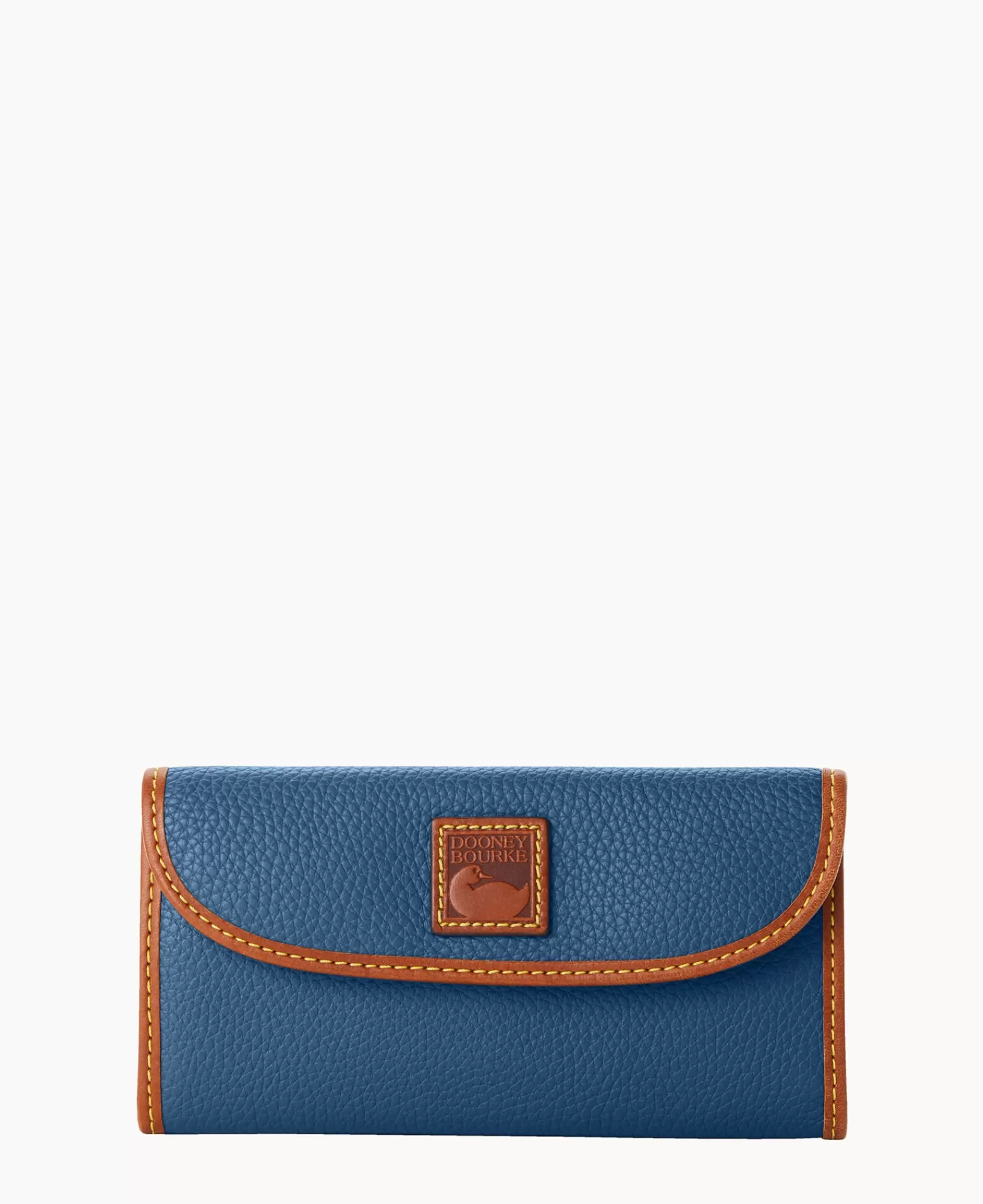 Clutches | Wallets>Dooney & Bourke Pebble Grain Continental Clutch Jeans