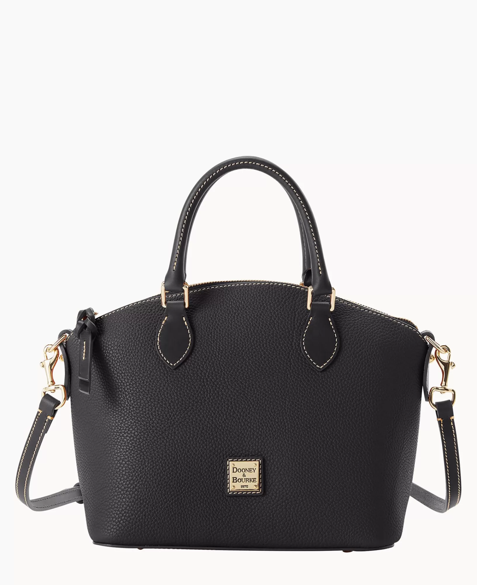 Shoulder Bags | Satchels>Dooney & Bourke Pebble Grain Geena Satchel BlackBlack