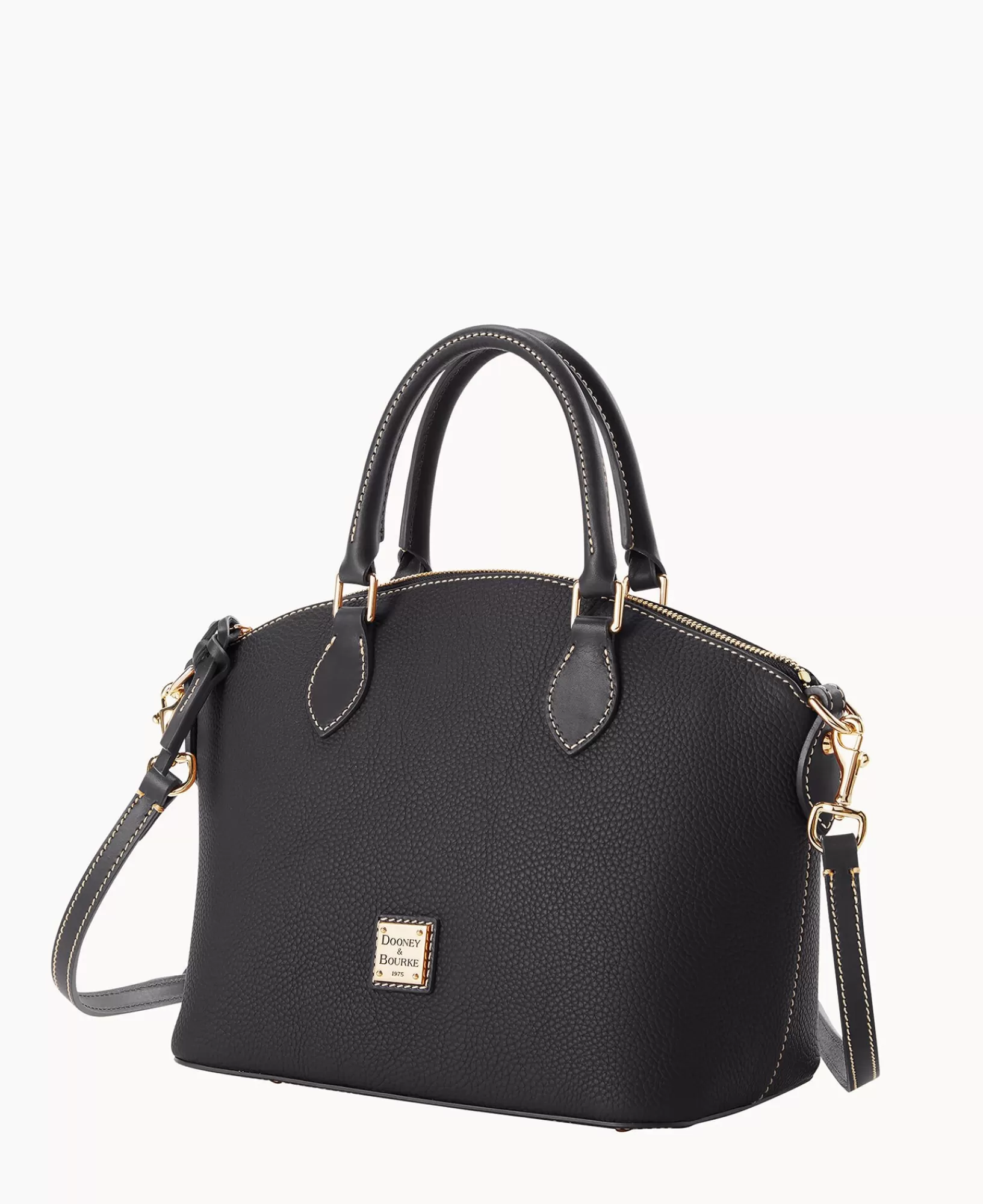 Shoulder Bags | Satchels>Dooney & Bourke Pebble Grain Geena Satchel BlackBlack