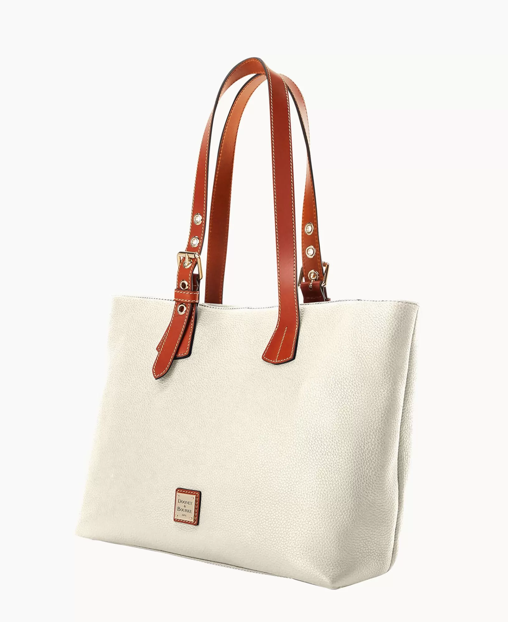 Shoulder Bags | Totes>Dooney & Bourke Pebble Grain Hanna White