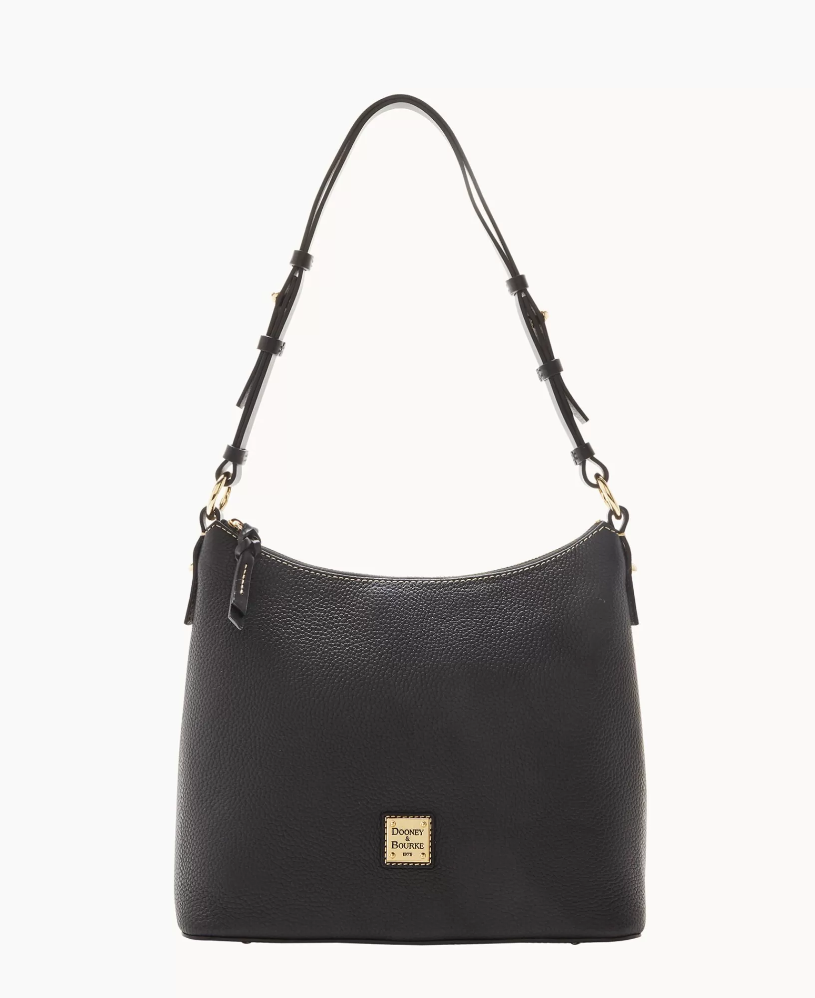 Shoulder Bags>Dooney & Bourke Pebble Grain Hobo BlackBlack