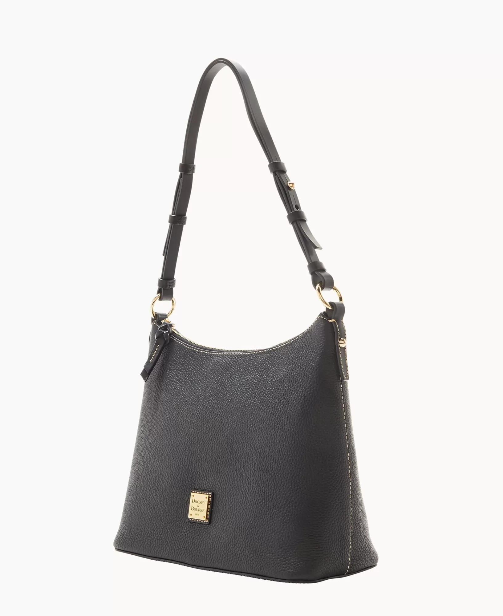 Shoulder Bags>Dooney & Bourke Pebble Grain Hobo BlackBlack