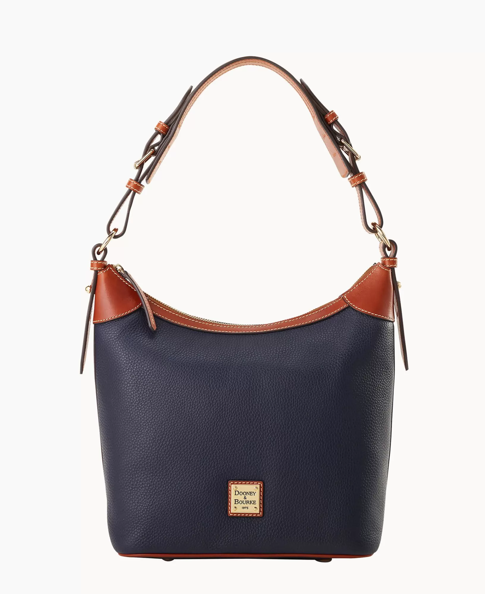 Shoulder Bags>Dooney & Bourke Pebble Grain Hobo Sac MidnightBlue